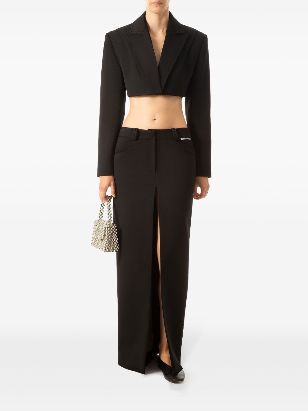 cropped blazer - 2