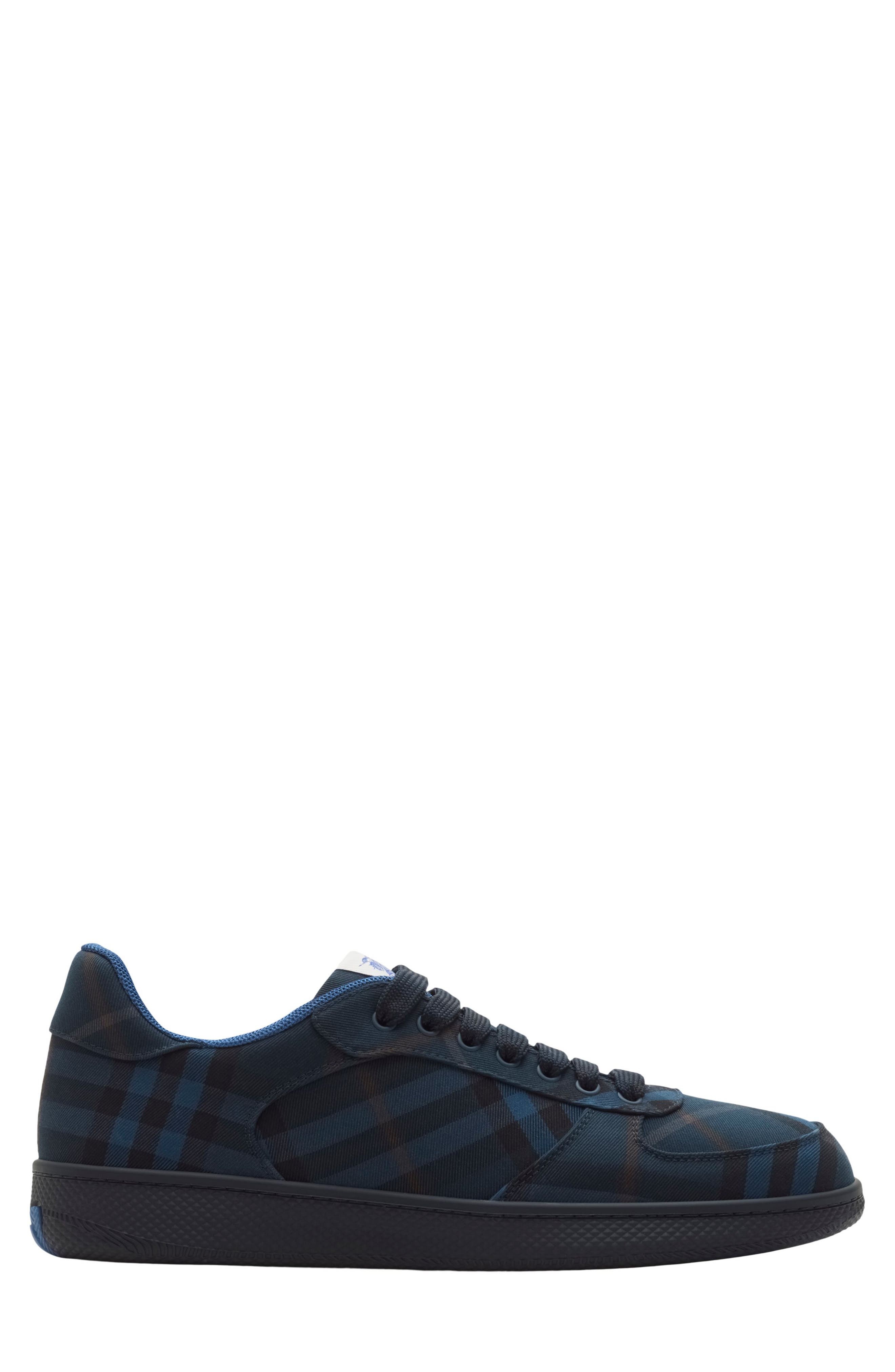 burberry Terrace Check Sneaker in Midnight at Nordstrom - 1