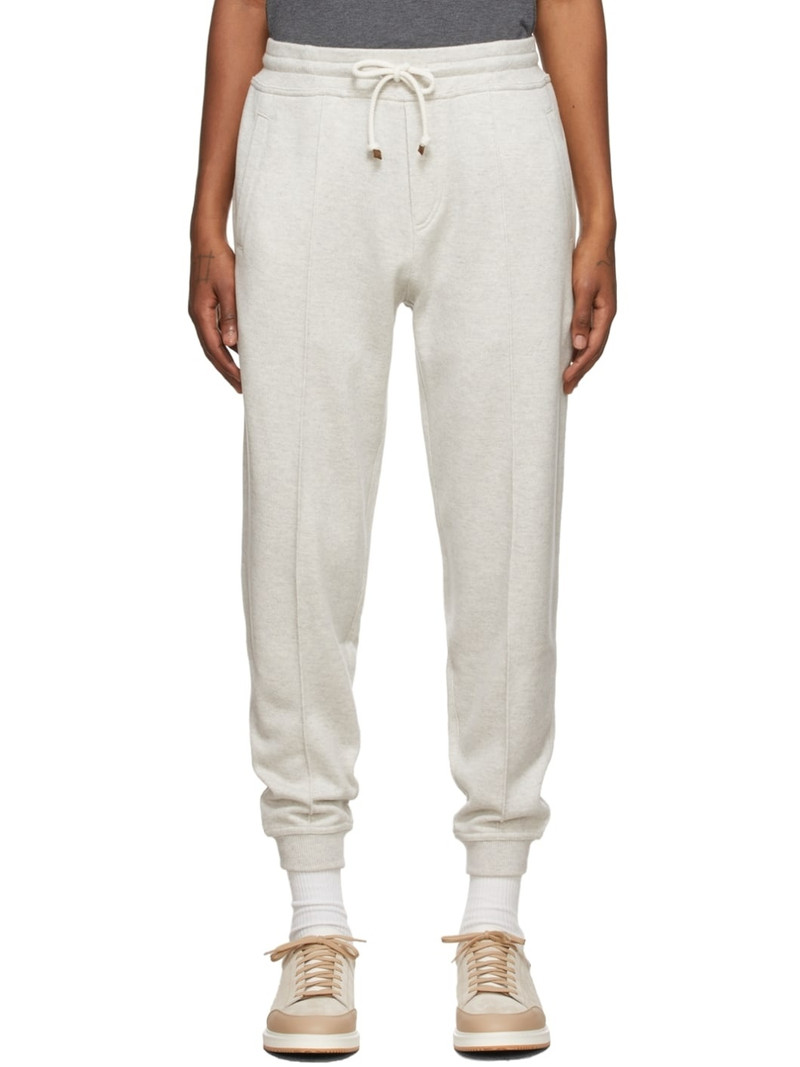 Off-White Cashmere Lounge Pants 1