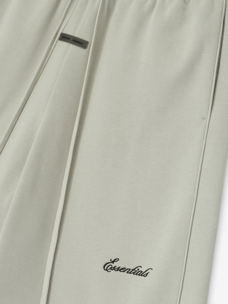 Relaxed Fleece Sweatshort With Piping - 4