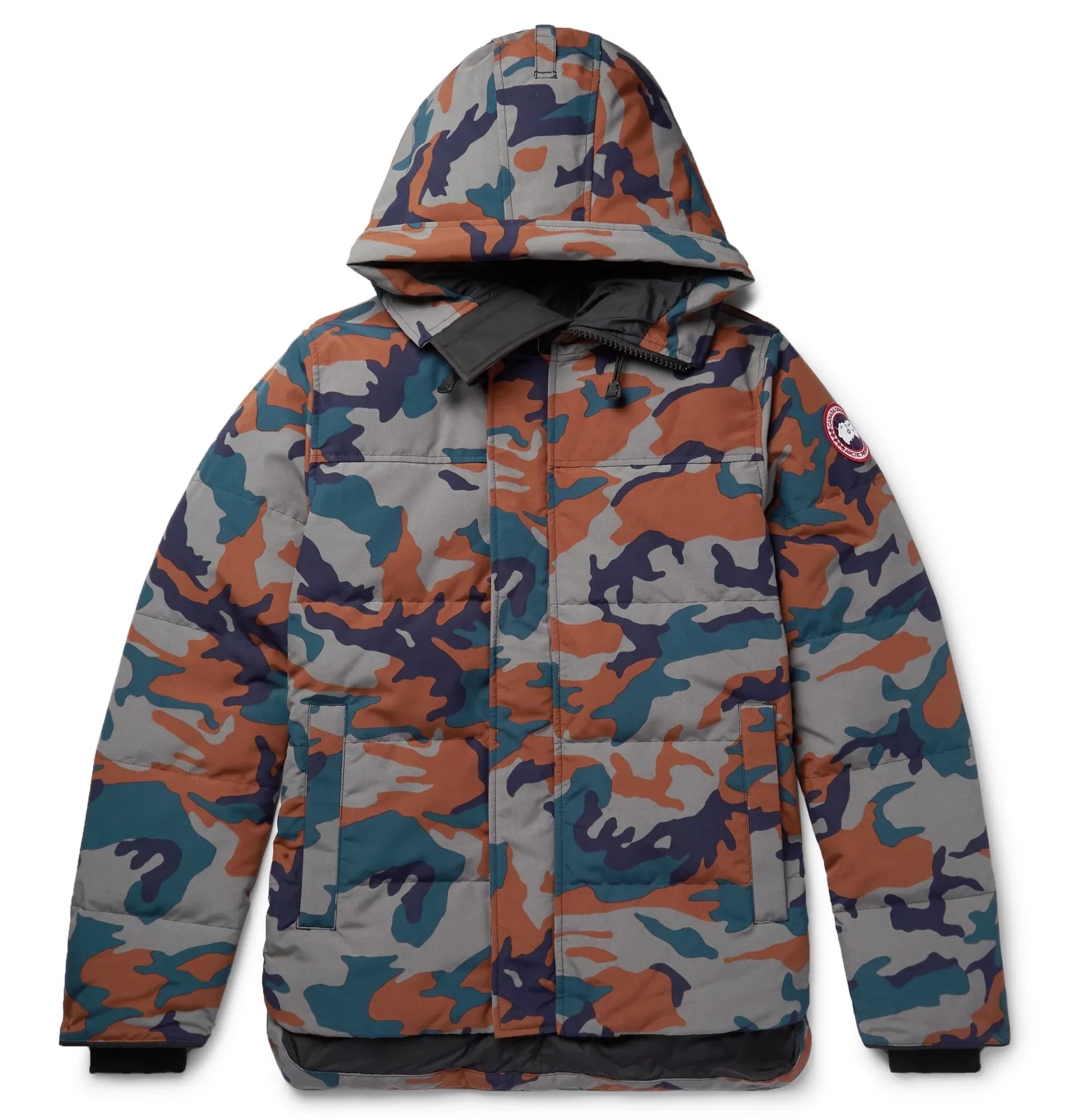 MacMillan Slim-Fit Camouflage-Print Quilted Arctic Tech Hooded Down Parka - 1