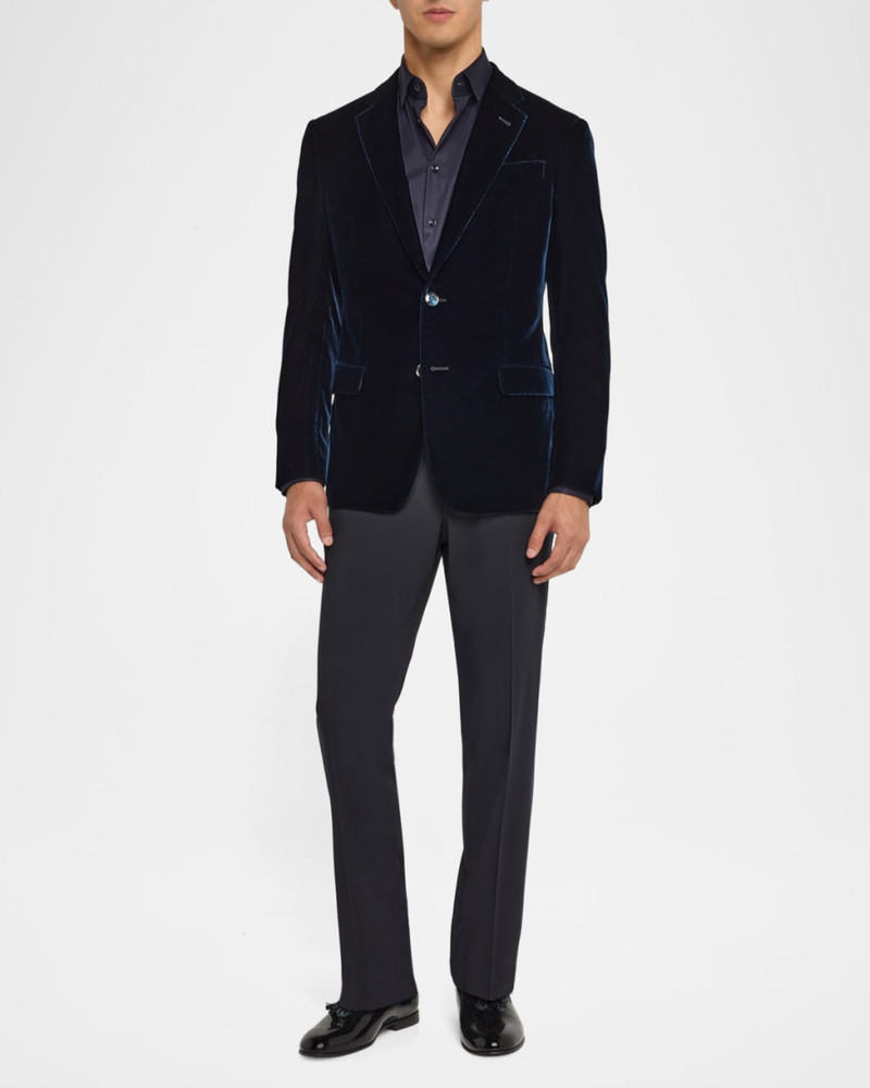 GIORGIO ARMANI Men's Velvet Notch Lapel Dinner Jacket outlook
