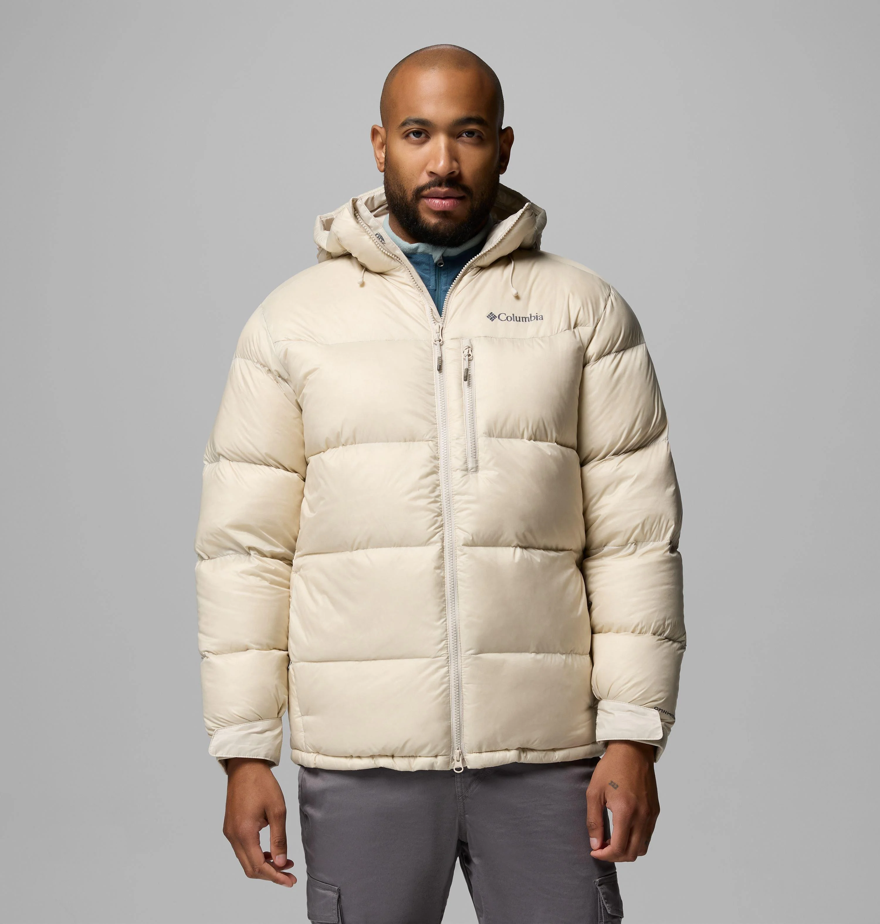 Men's Cloudview Down Hooded Jacket - 1