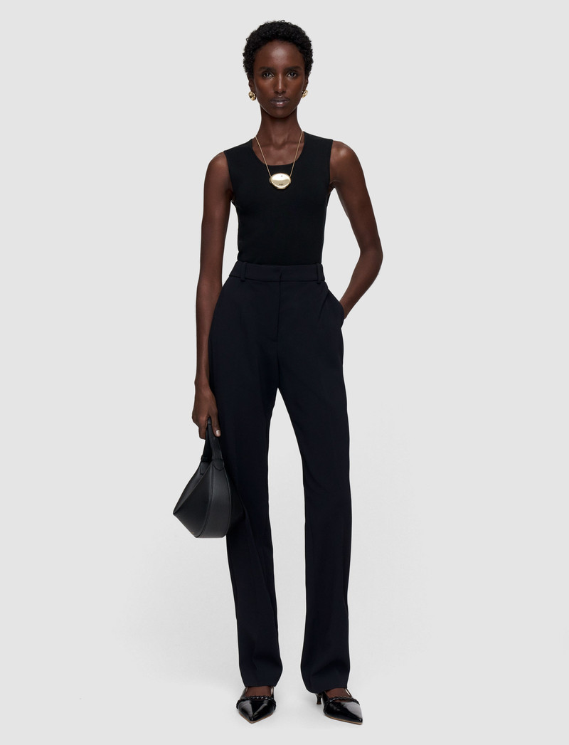 JOSEPH Colburn Comfort Cady Trousers outlook