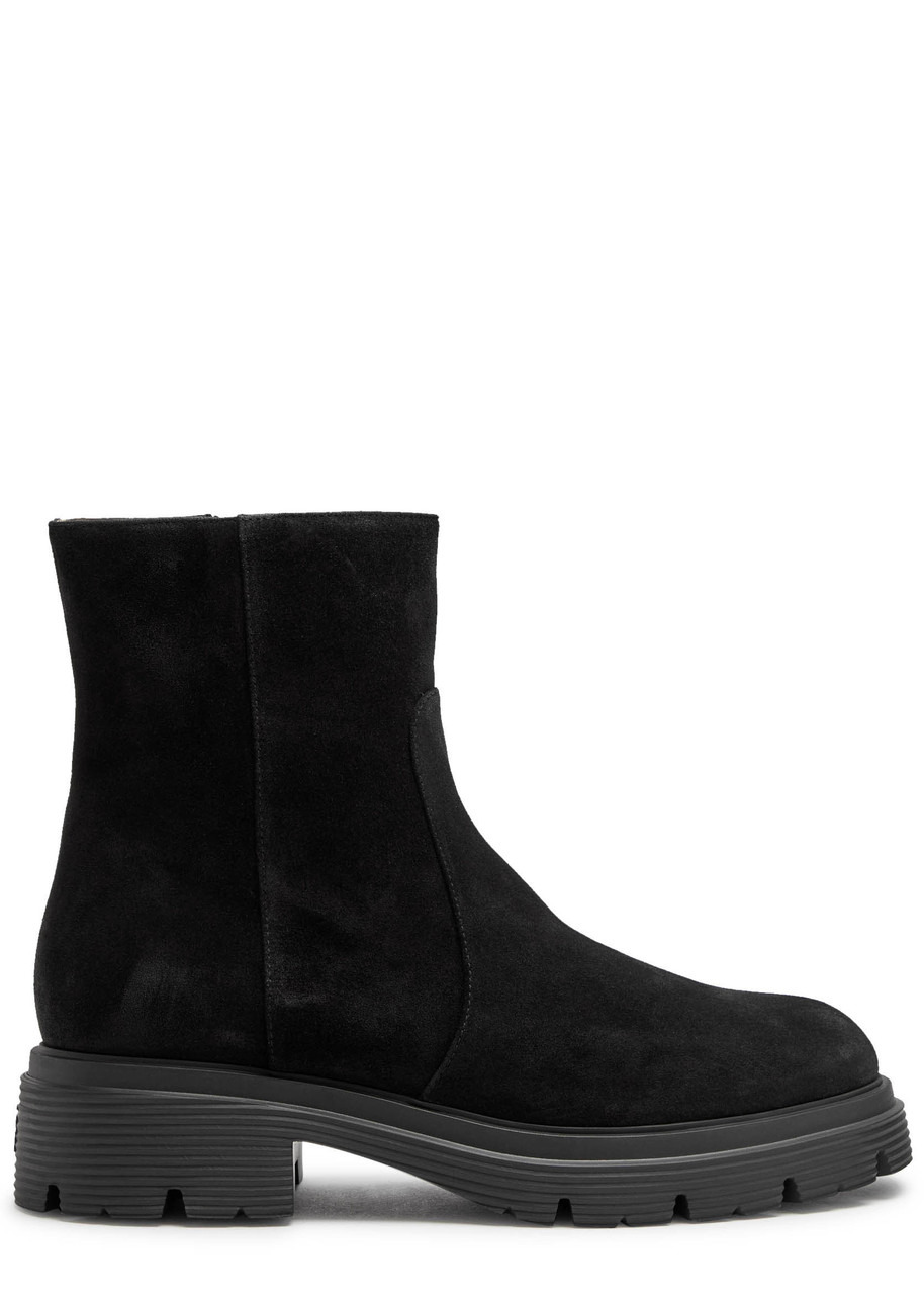 Stuart Weitzman Hudson Suede Chelsea Boots - 1