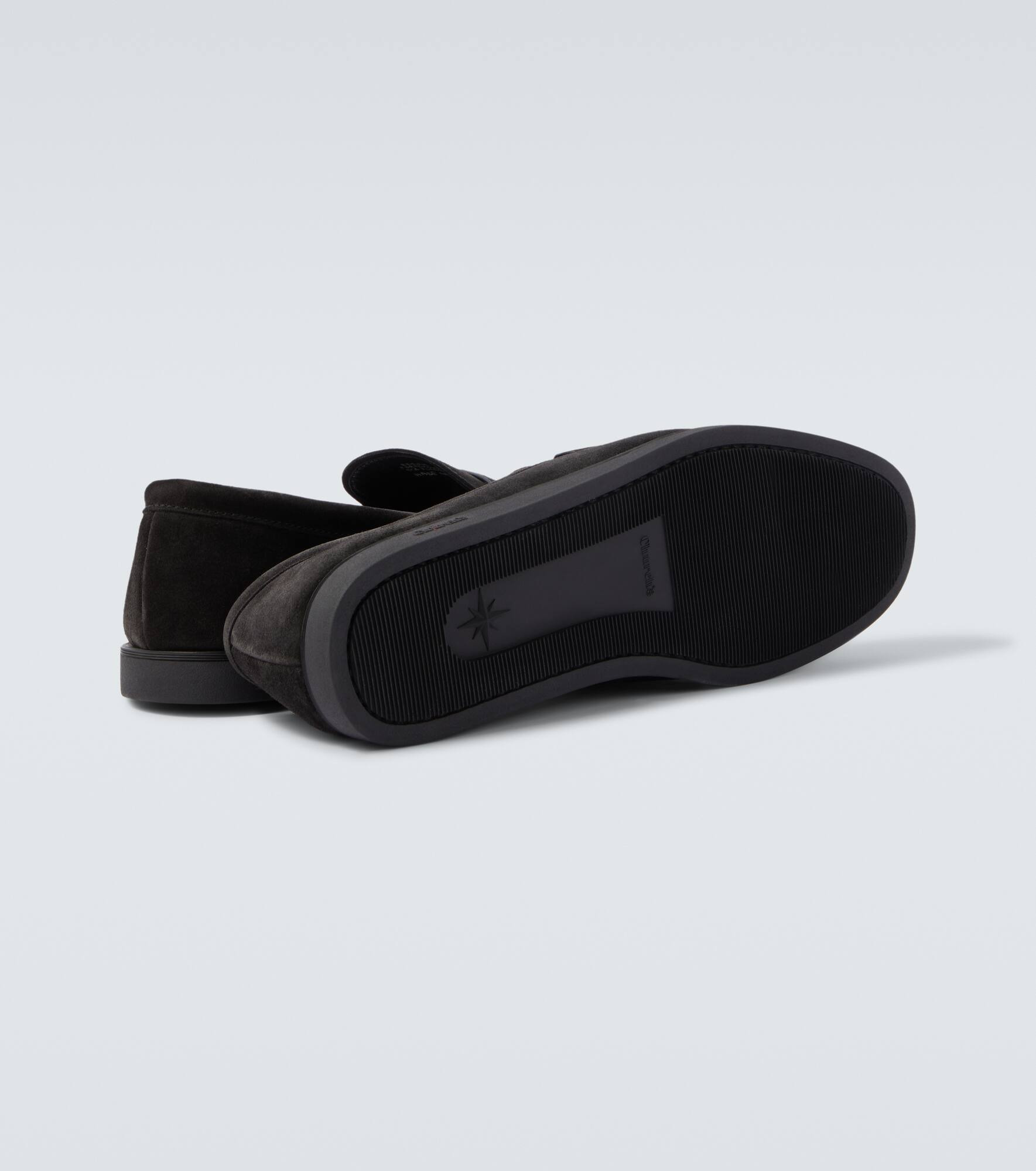 Portsmouth suede penny loafers - 7