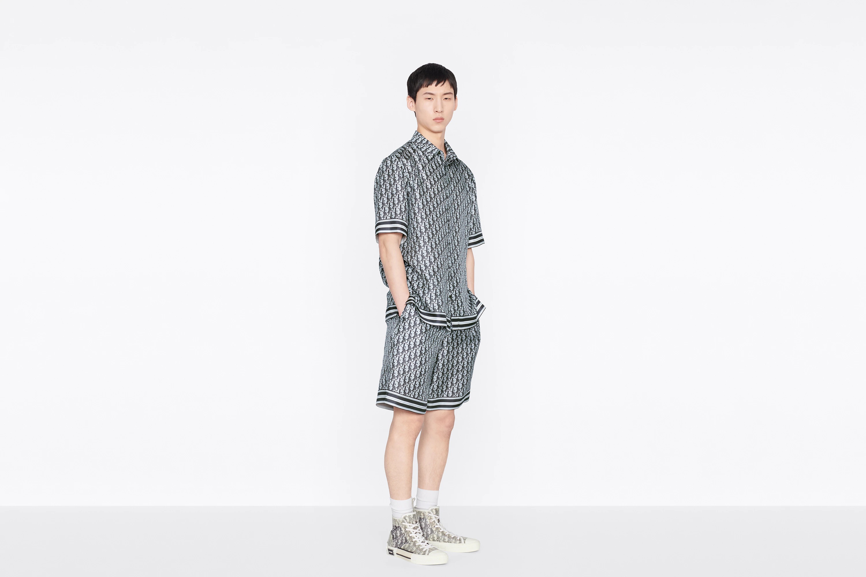 Dior Oblique Pixel Bermuda Shorts - 6