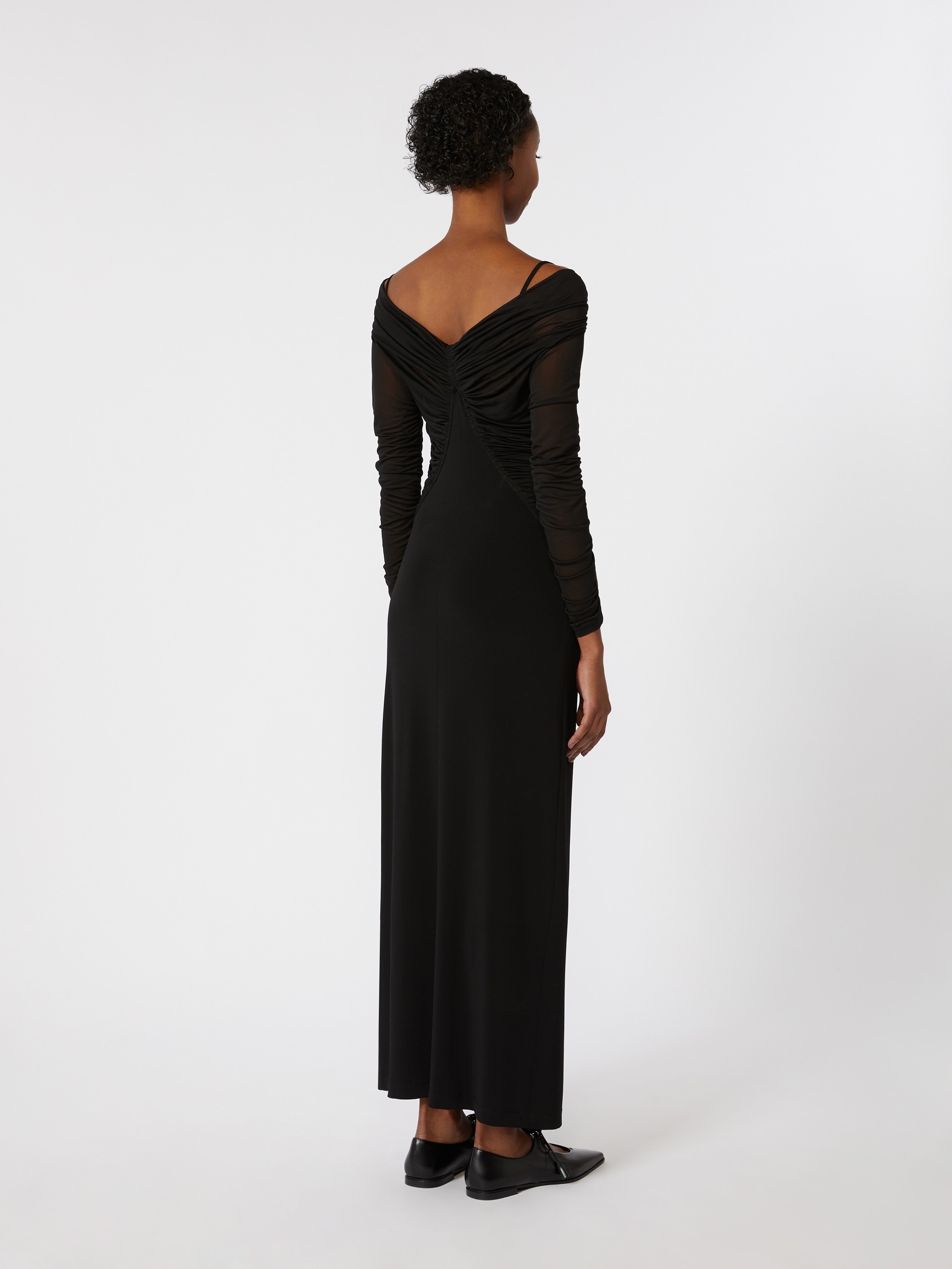 LOCRI Long flowing jersey dress - 4