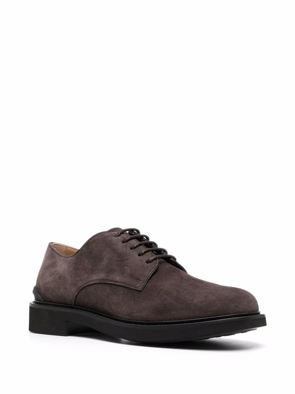 almond-toe lace-up Derby shoes - 2