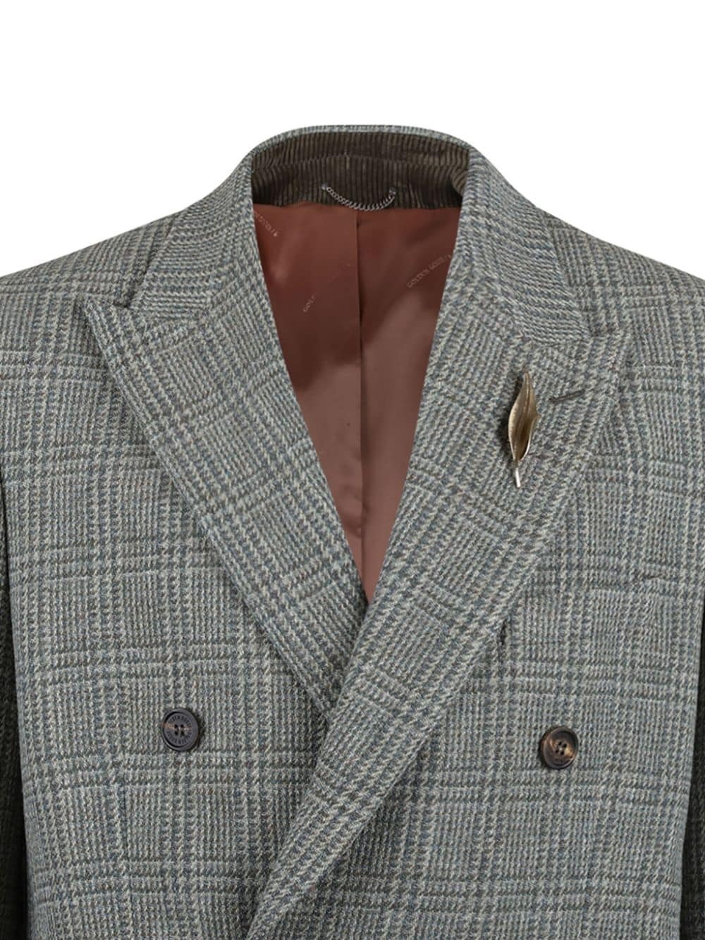 checked blazer - 3