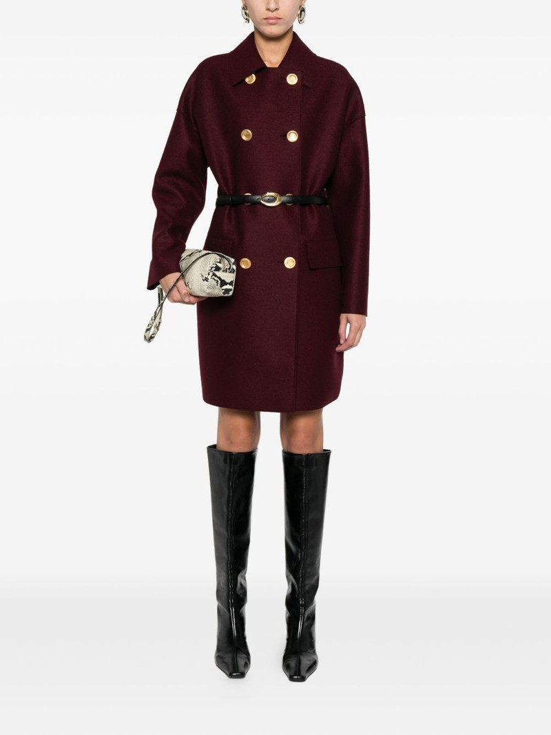 Harris Wharf London double-breasted coat outlook