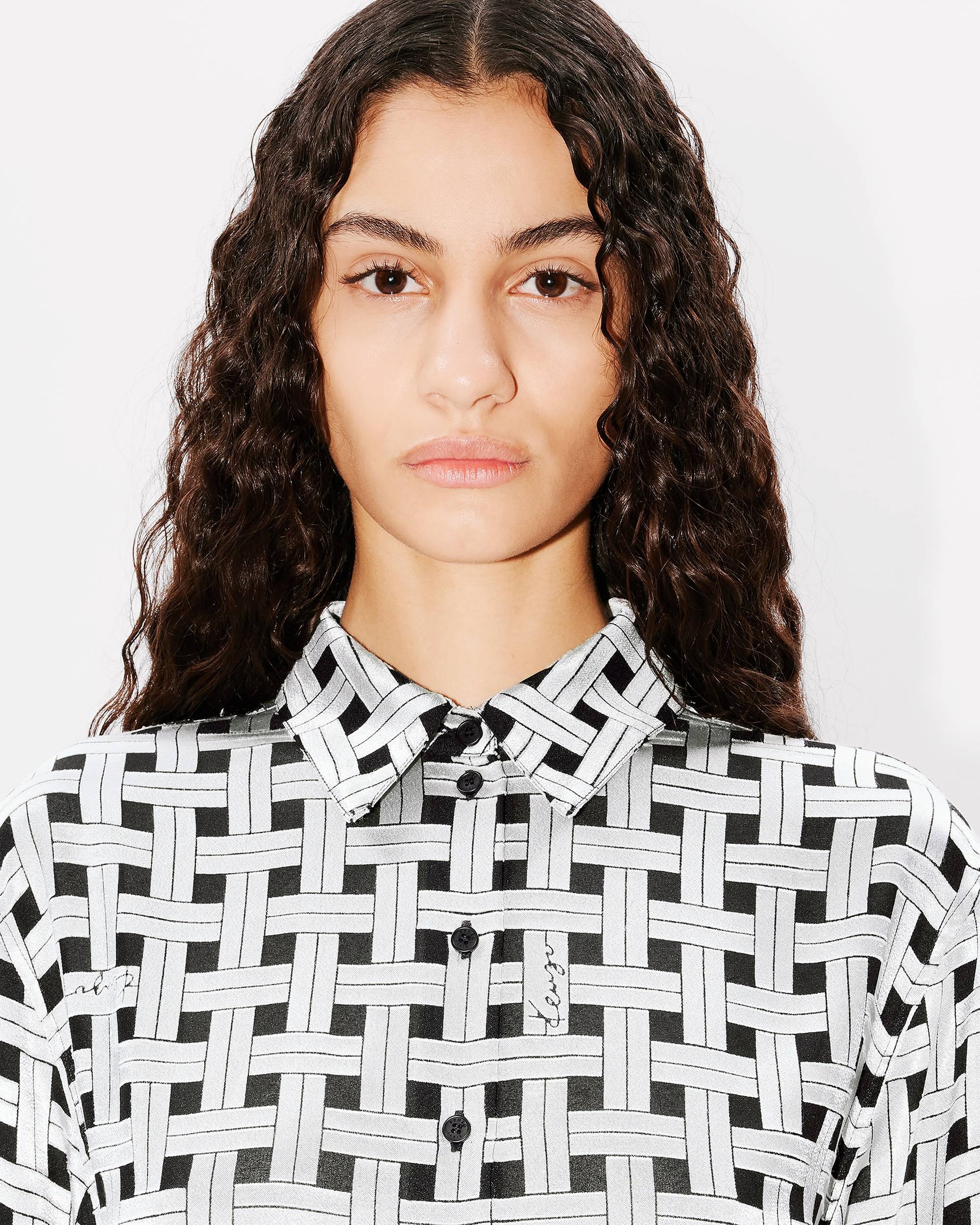 'KENZO Weave' oversized shirt - 7