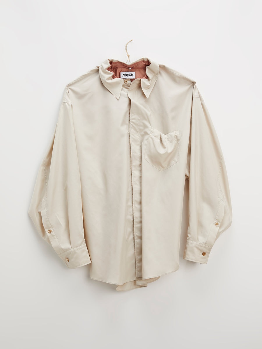 A Nomad Shirt Dusty White - 1