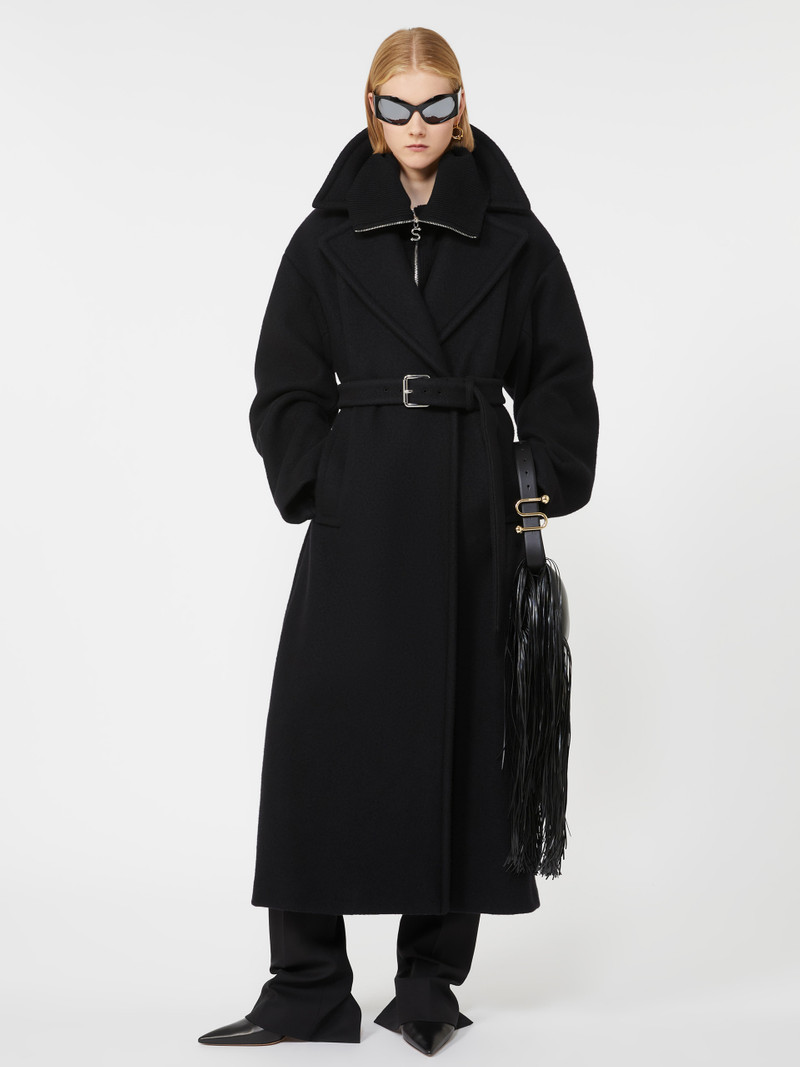 Sportmax ZEBRA Double-sided pure wool coat outlook