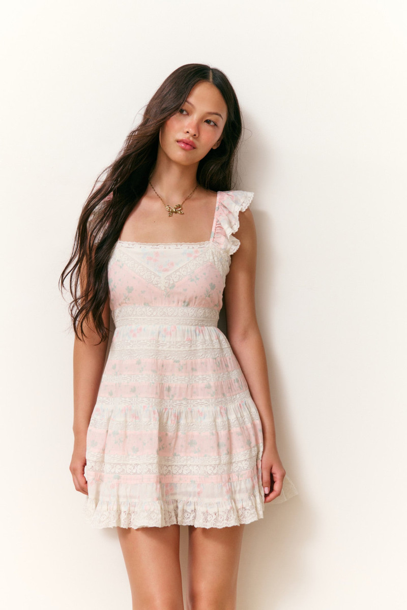 Melitta Mixed Print Mini Dress 3