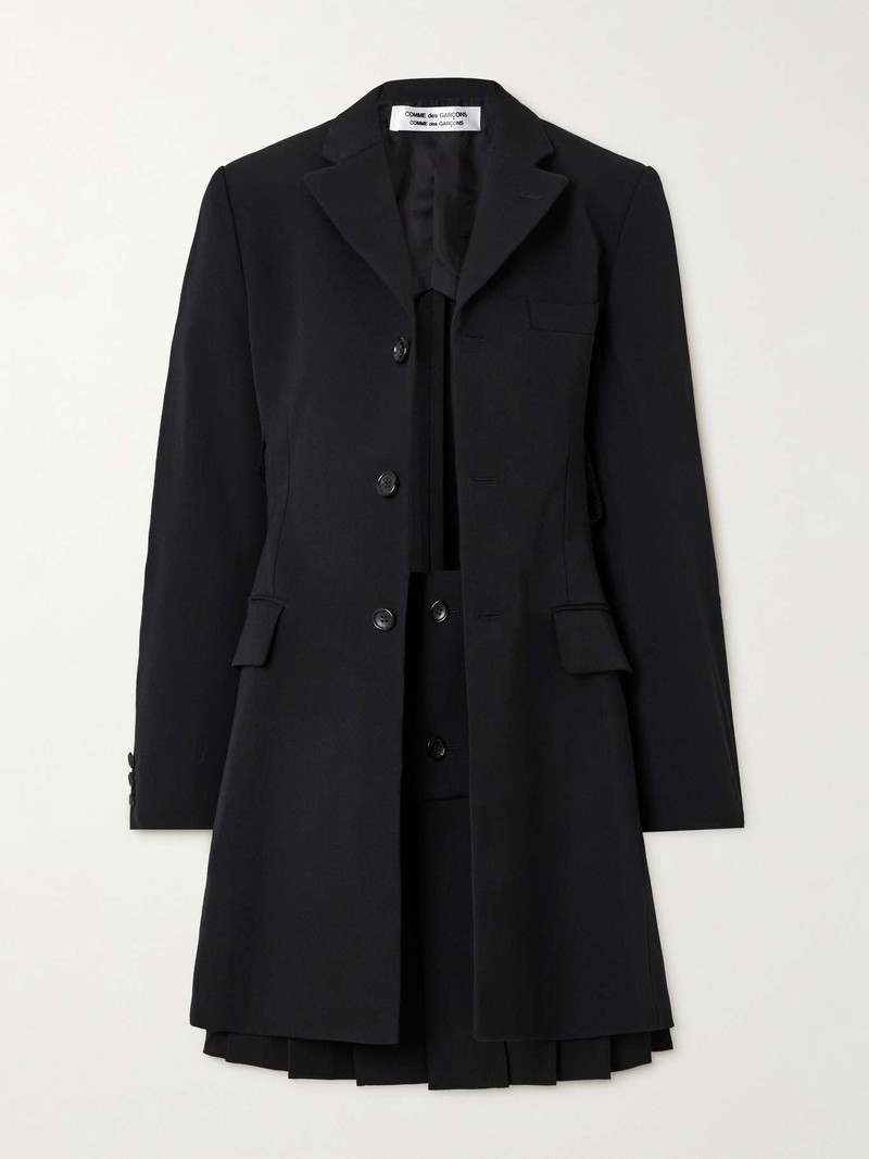 Wool-twill blazer Black - 1