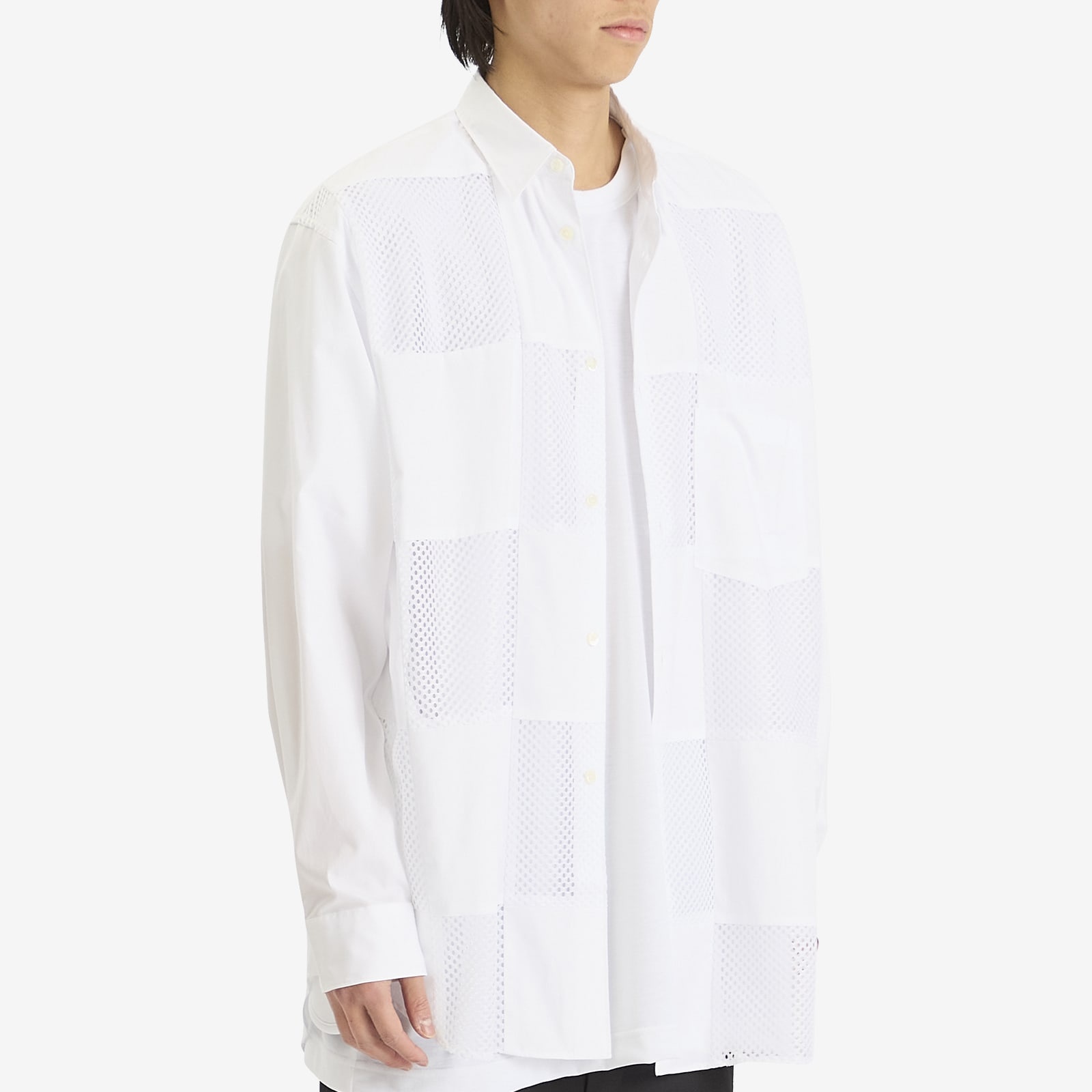 Comme des Garçons Homme Plus Patchwork Button Down Shirt - 2