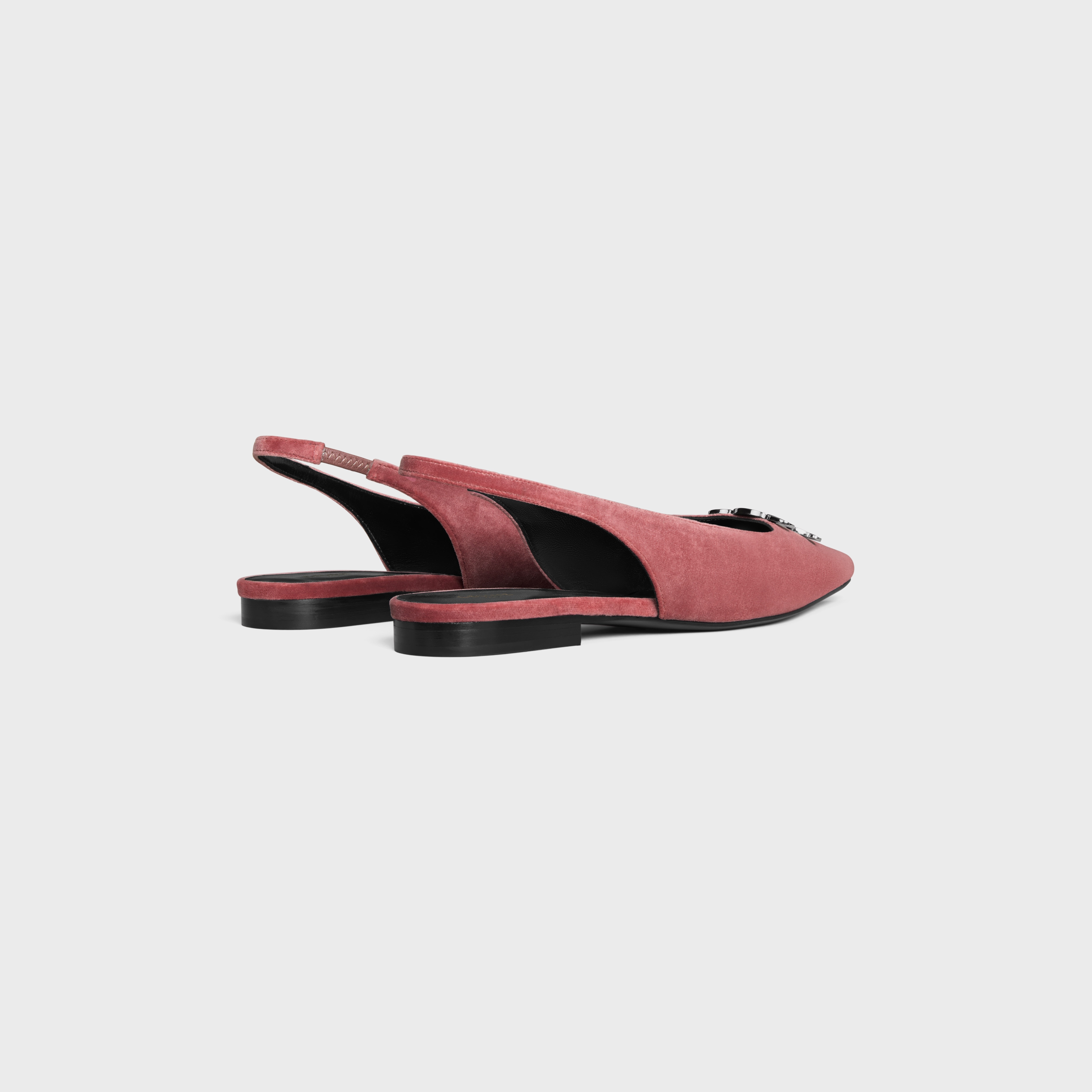 CELINE ALMA TRIOMPHE FLAT SLINGBACK in VELVET - 3