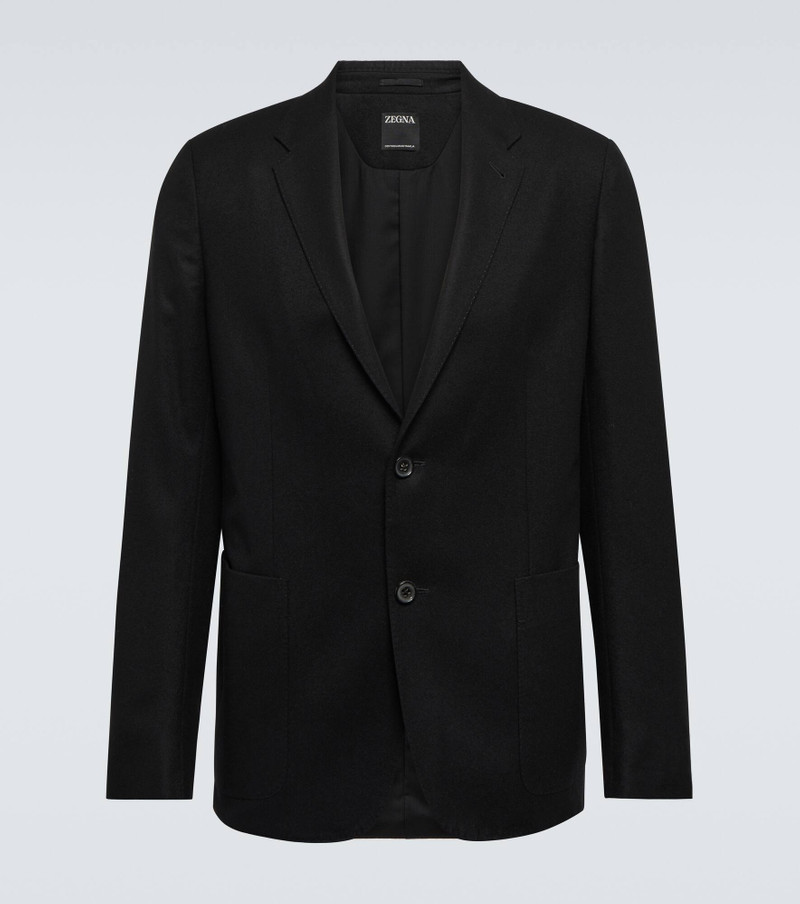 Wool, silk and cashmere blazer 1