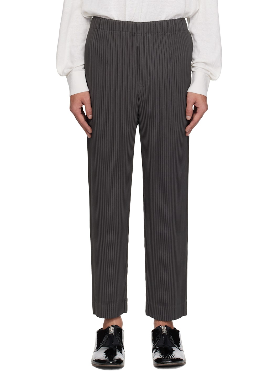 Gray Monthly Color March Trousers - 1