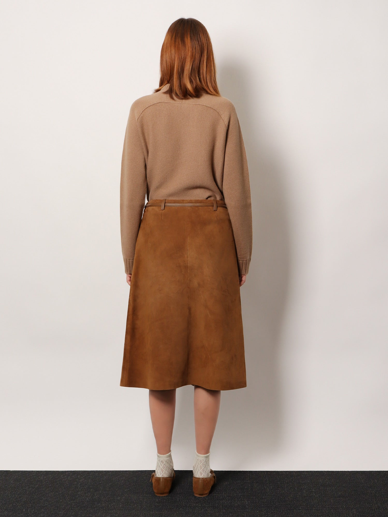 Gucci Suede Skirt With Horsebit Detail - 3