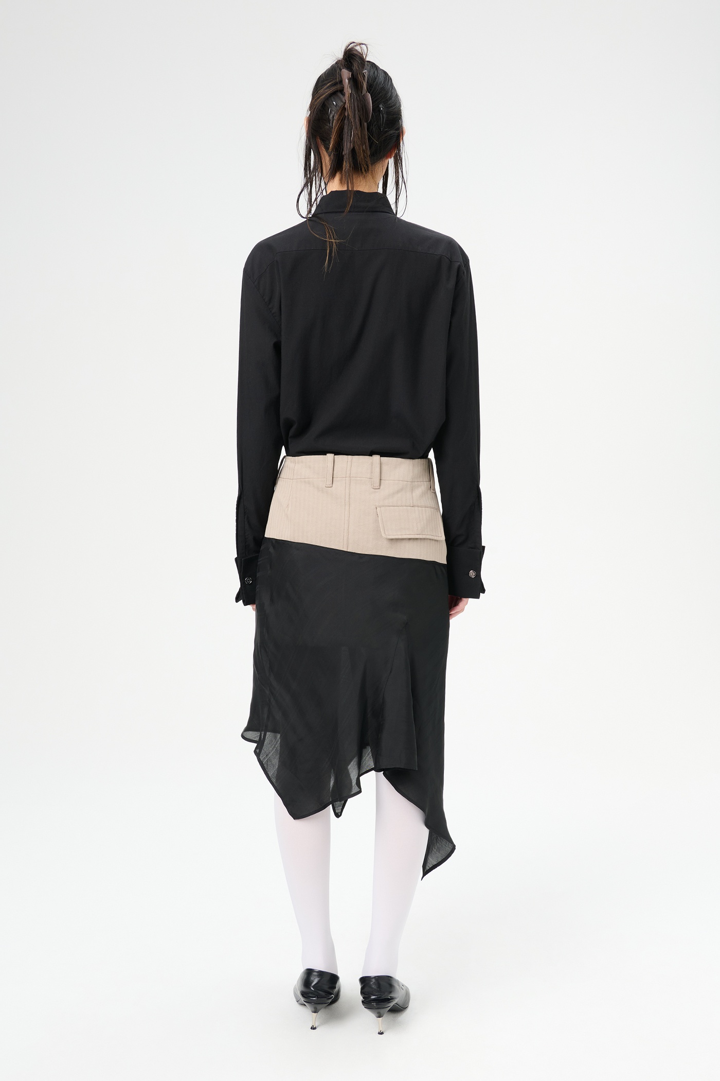 Engineer Skirt Pebble Herringbone - 6