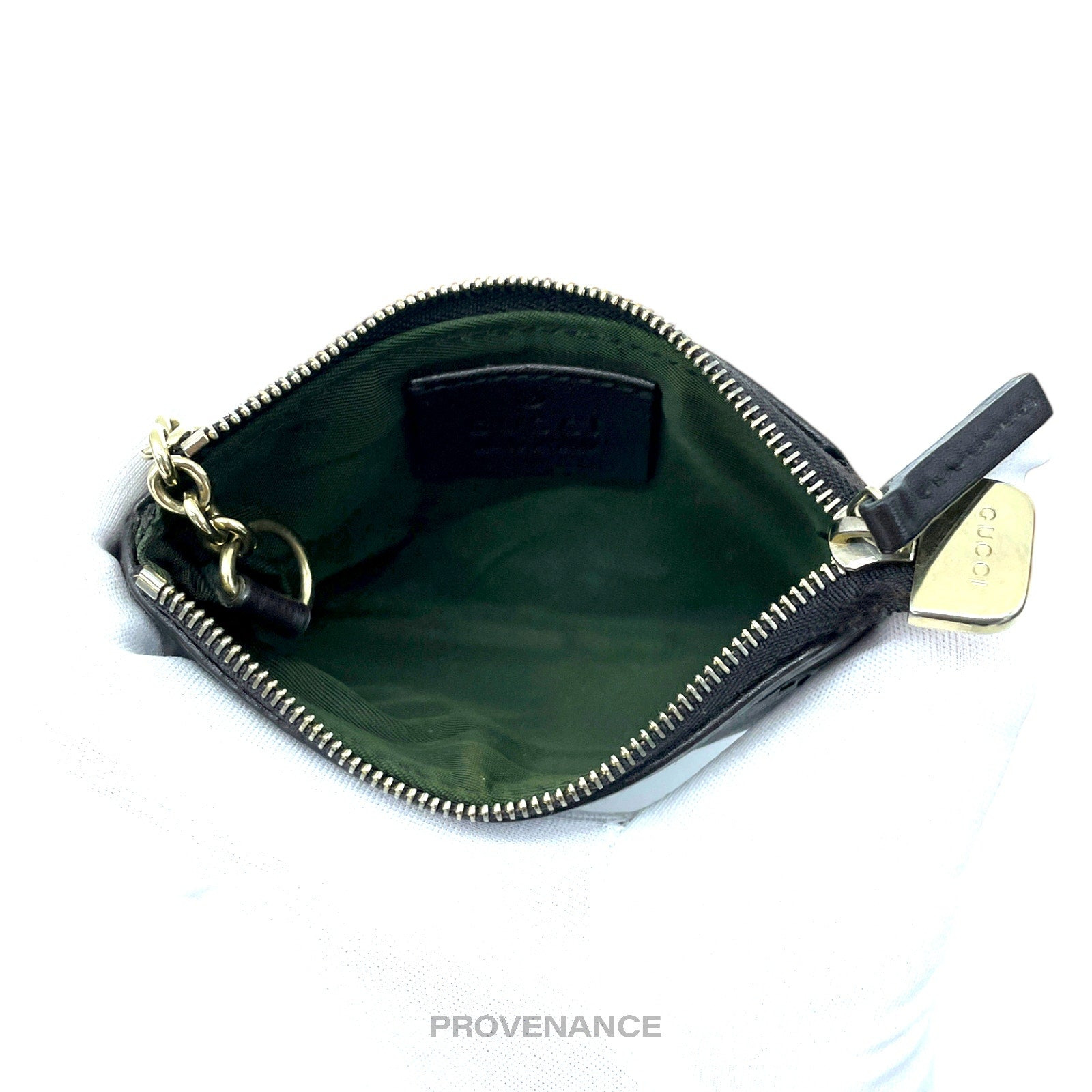 Gucci Key Pouch Cles - Chocolate Guccissima Leather - 6