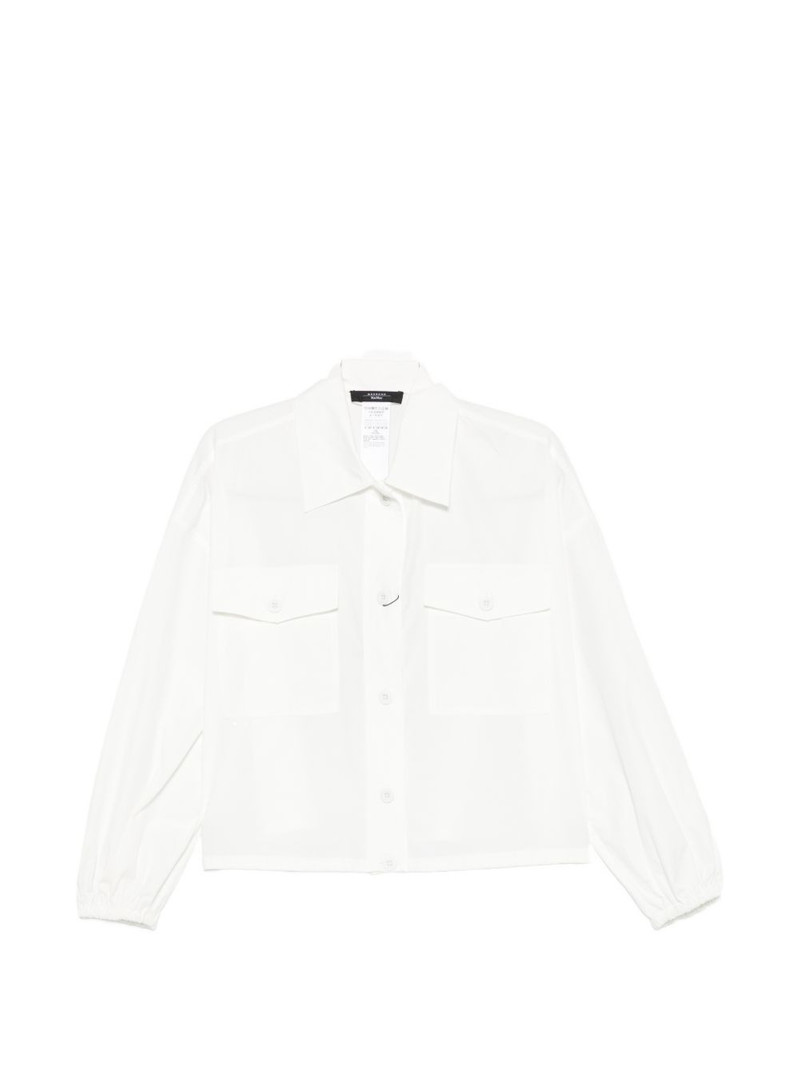 flap-pocket button-up jacket 1