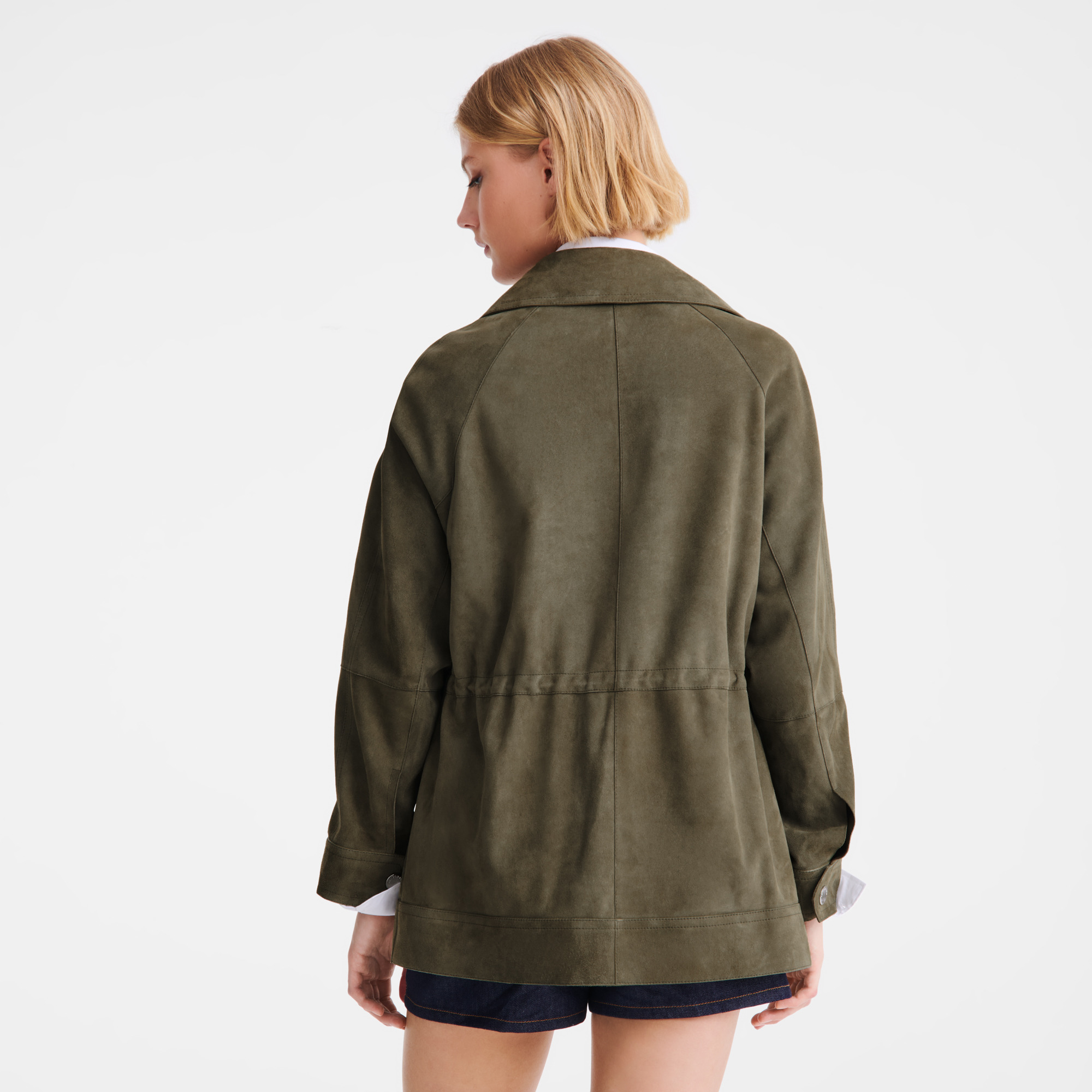 Safari jacket Khaki - Leather - 3