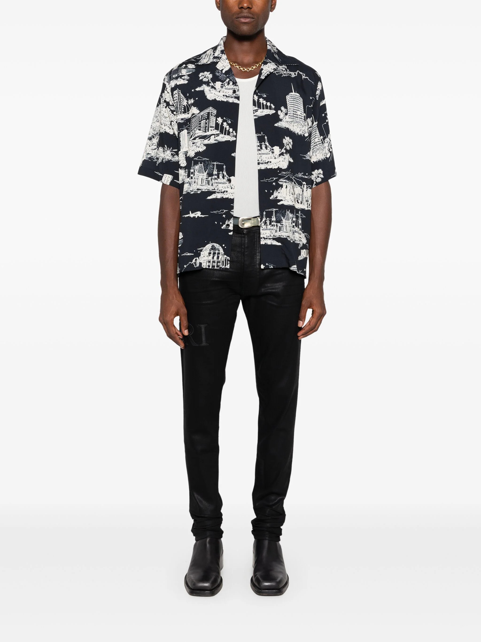 AMIRI - Men LA Landmark Camp Shirt - 3