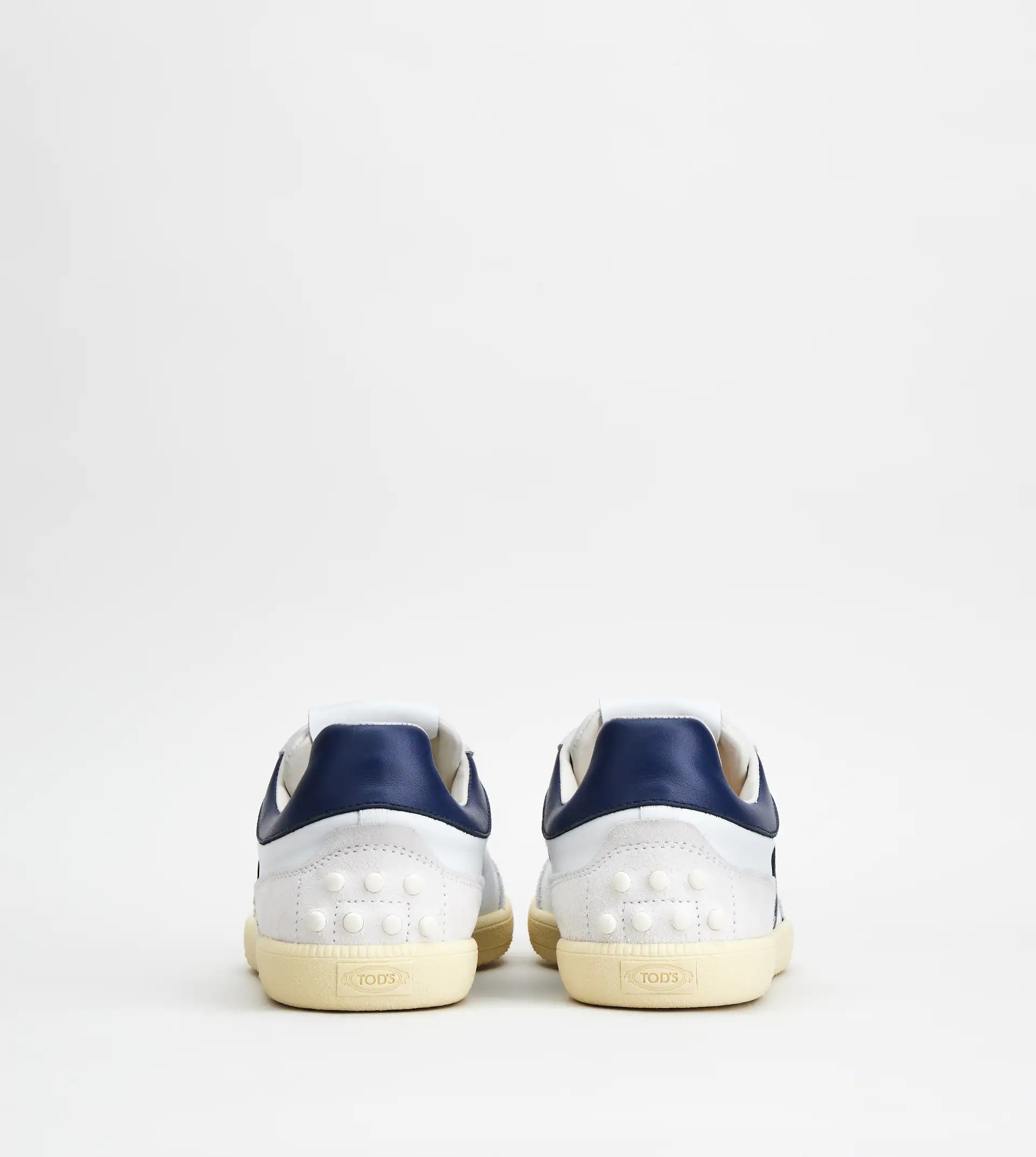 TOD'S TABS SNEAKERS IN SUEDE - WHITE, BLUE - 2