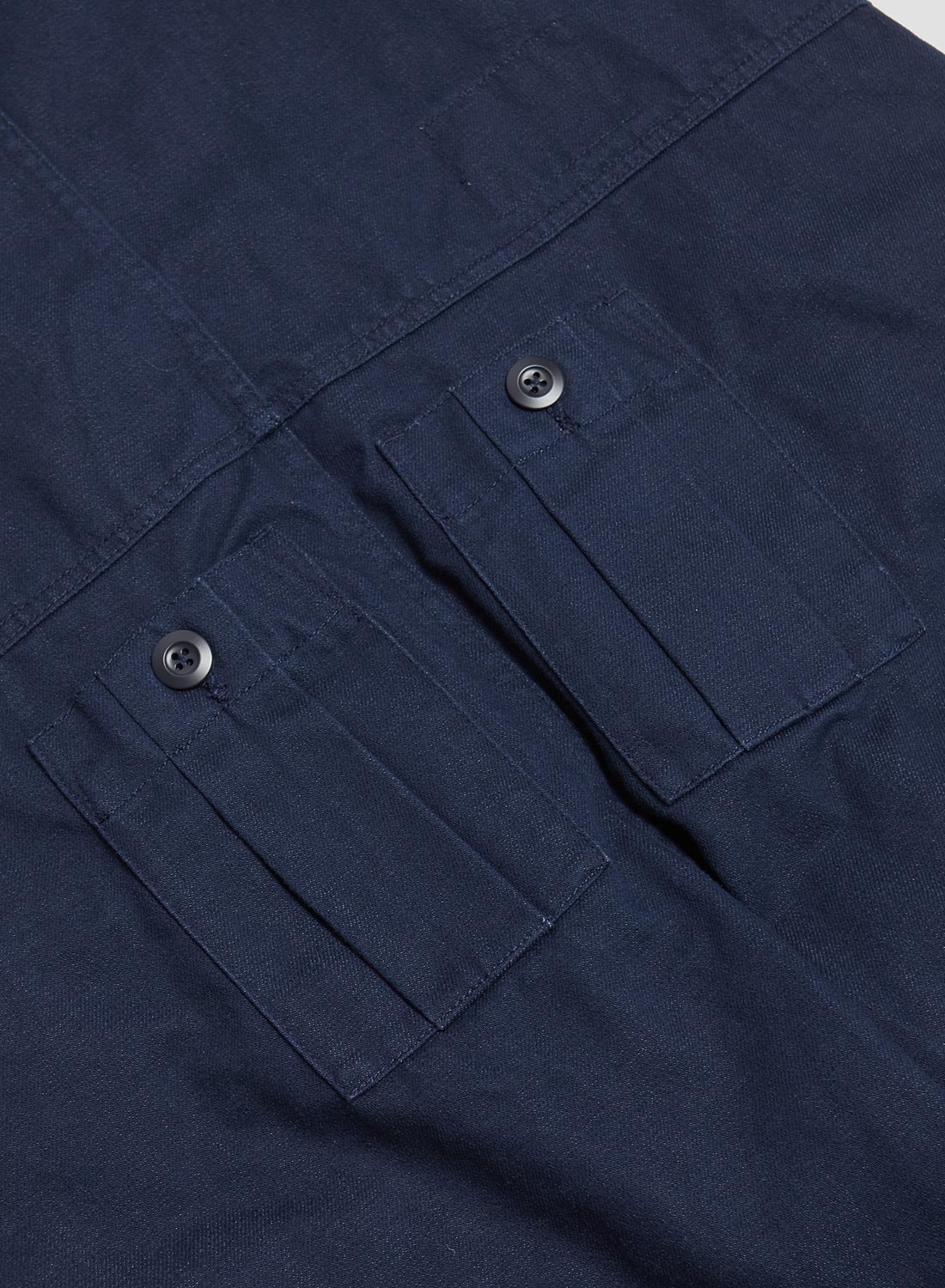 Railway Dungaree Heavy Cotton in Black Navy - 10