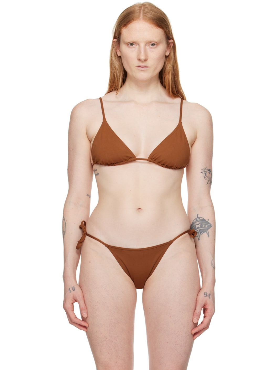 Brown Mouna Bikini Top - 1