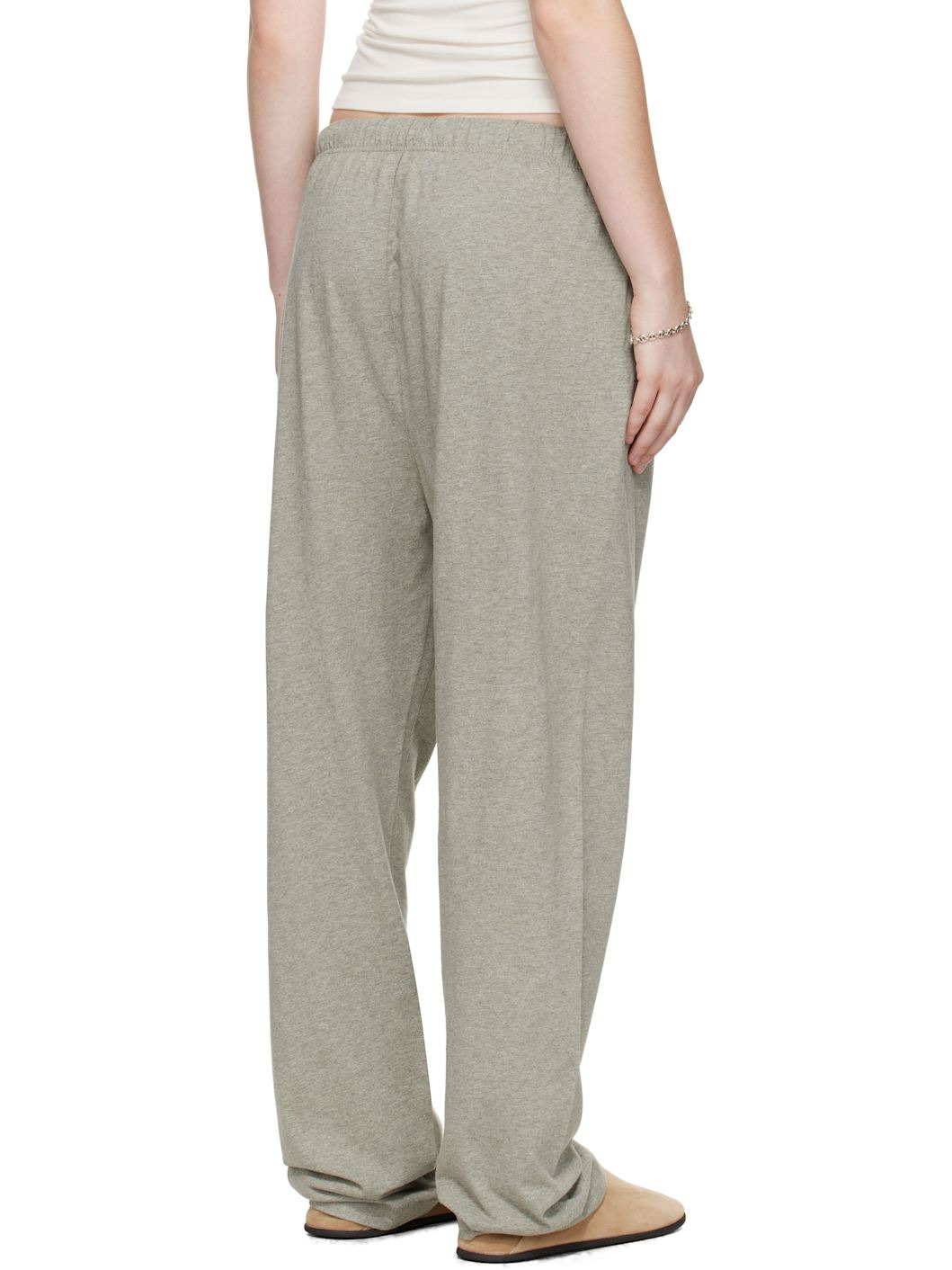 Gray Relaxed Lounge Pants - 3