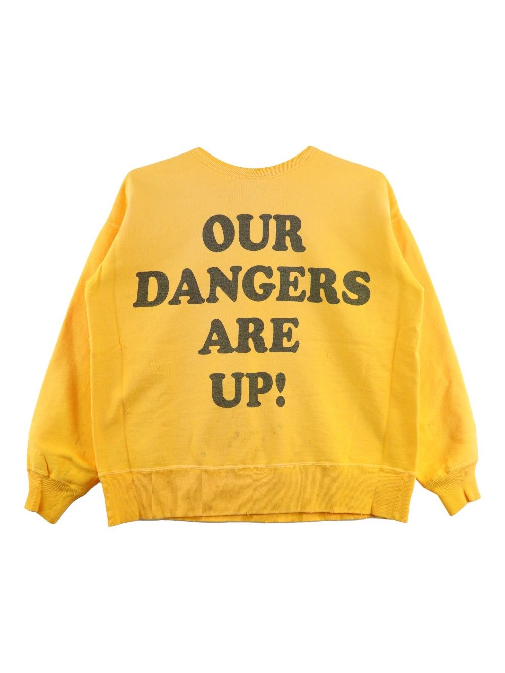 slogan-print cotton sweatshirt - 2