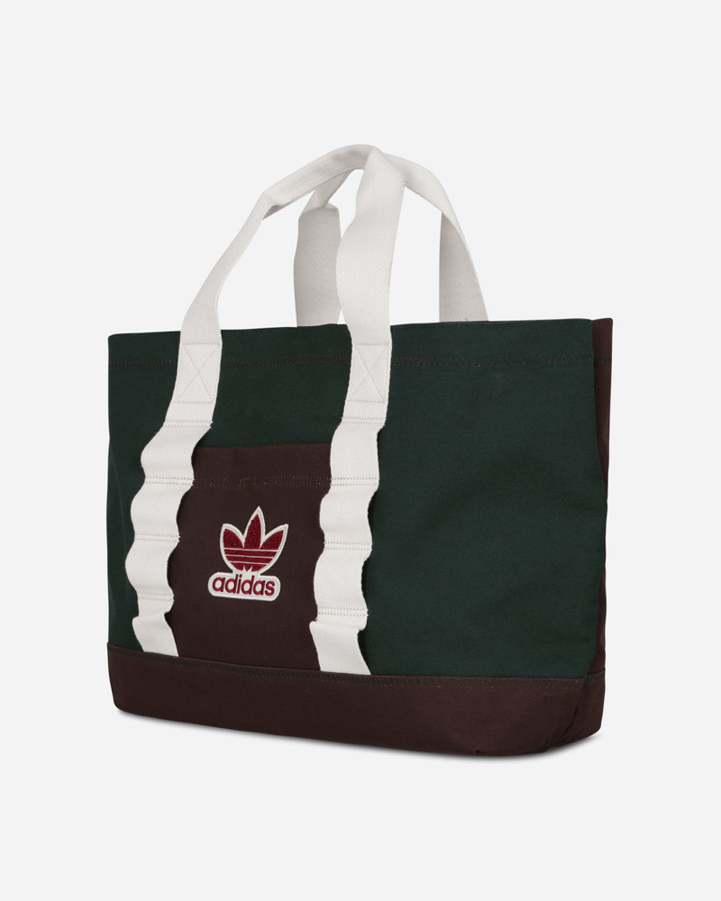 adidas CLOT by Edison Chen Tote Bag Green Night / Dark Brown outlook