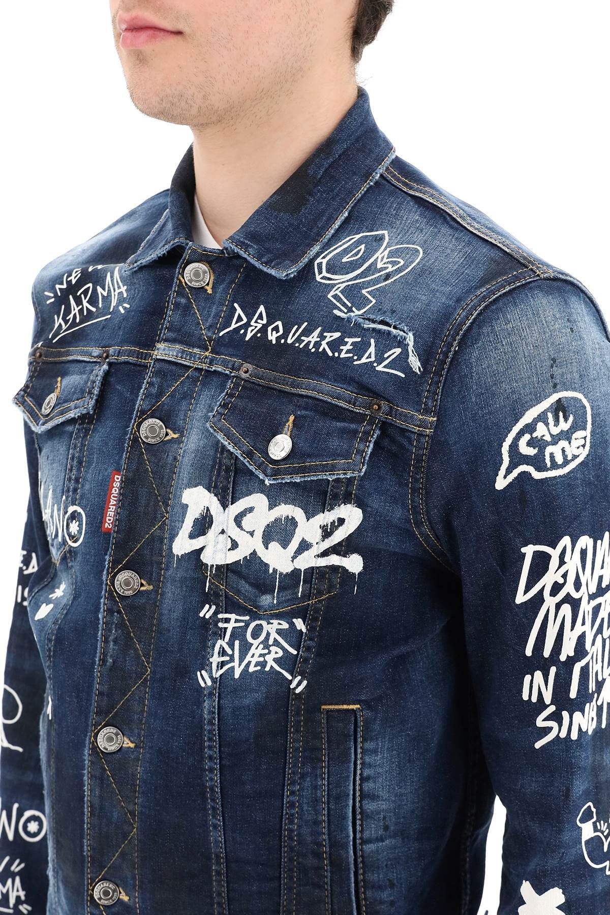 GRAFFITI DAN JEAN JACKET - 5