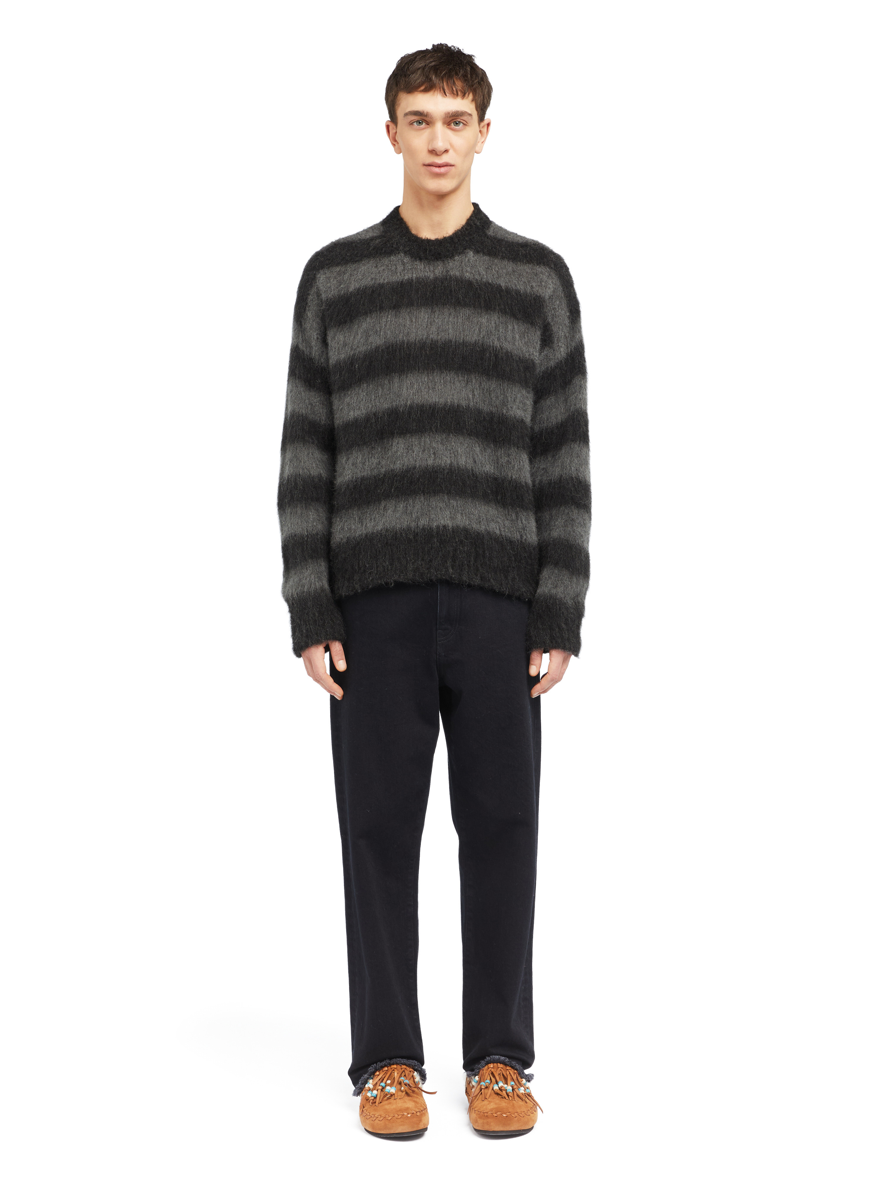 Grunge Stripes Sweater - 4