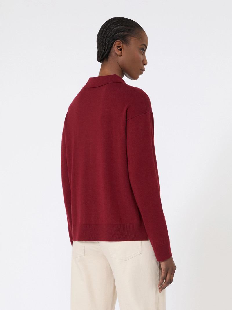 FRISIA Wool knit jumper - RASPBERRY 4