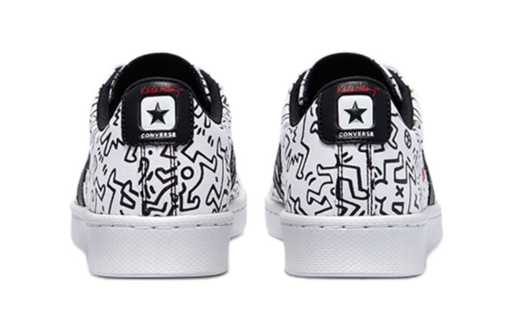 Converse Keith Haring x Pro Leather 'White Black' 171857C - 5