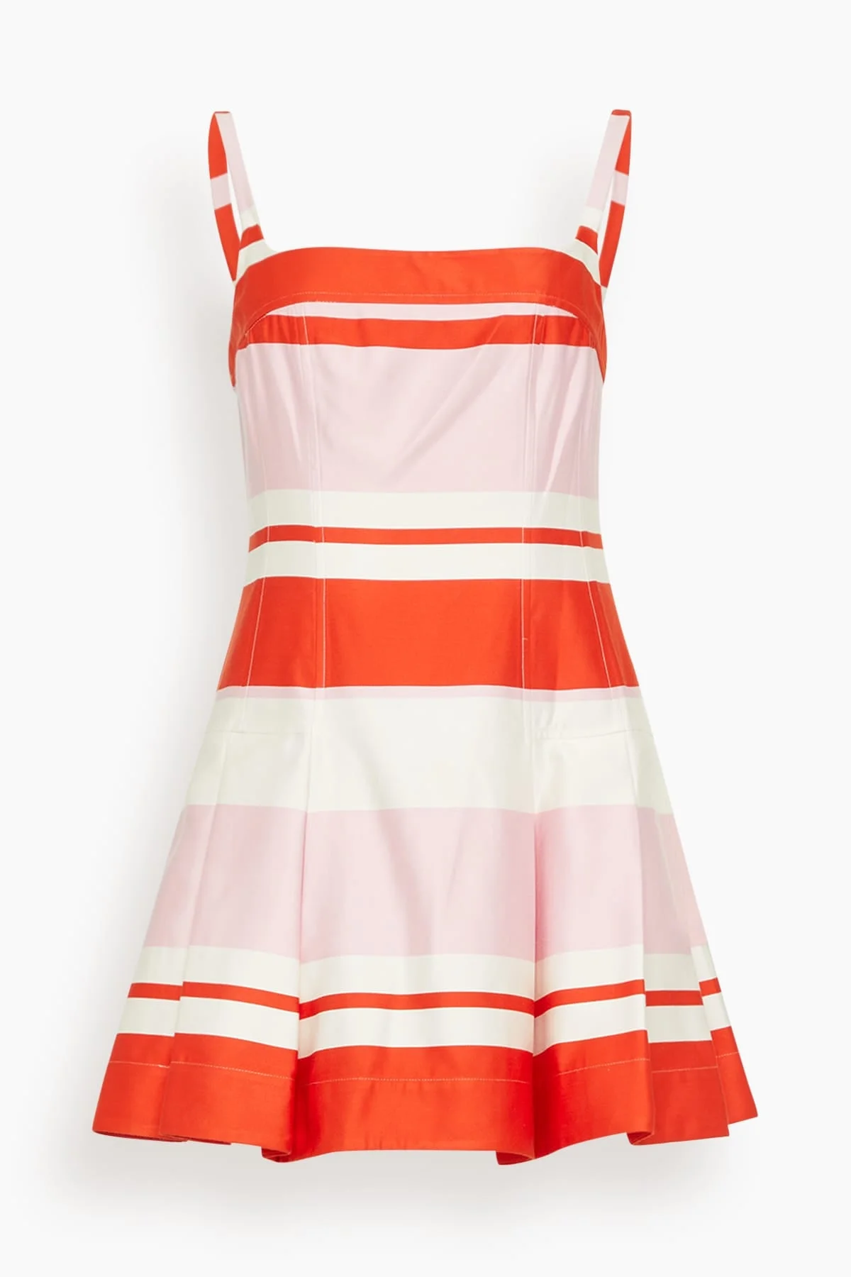 Nelly Bustier Mini Dress in Tulip Stripe - 1