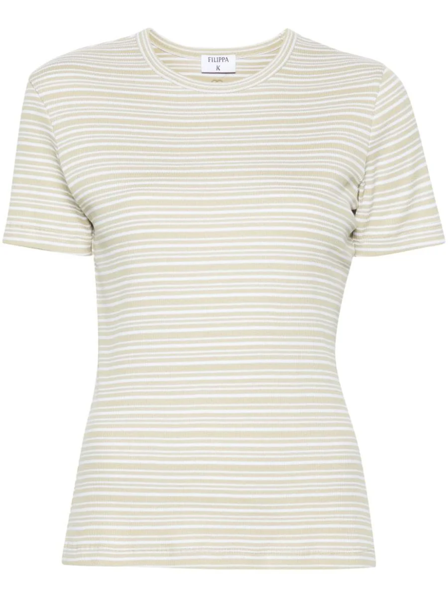 Filippa K FILIPPA K STRIPED COTTON T-SHIRT - 1