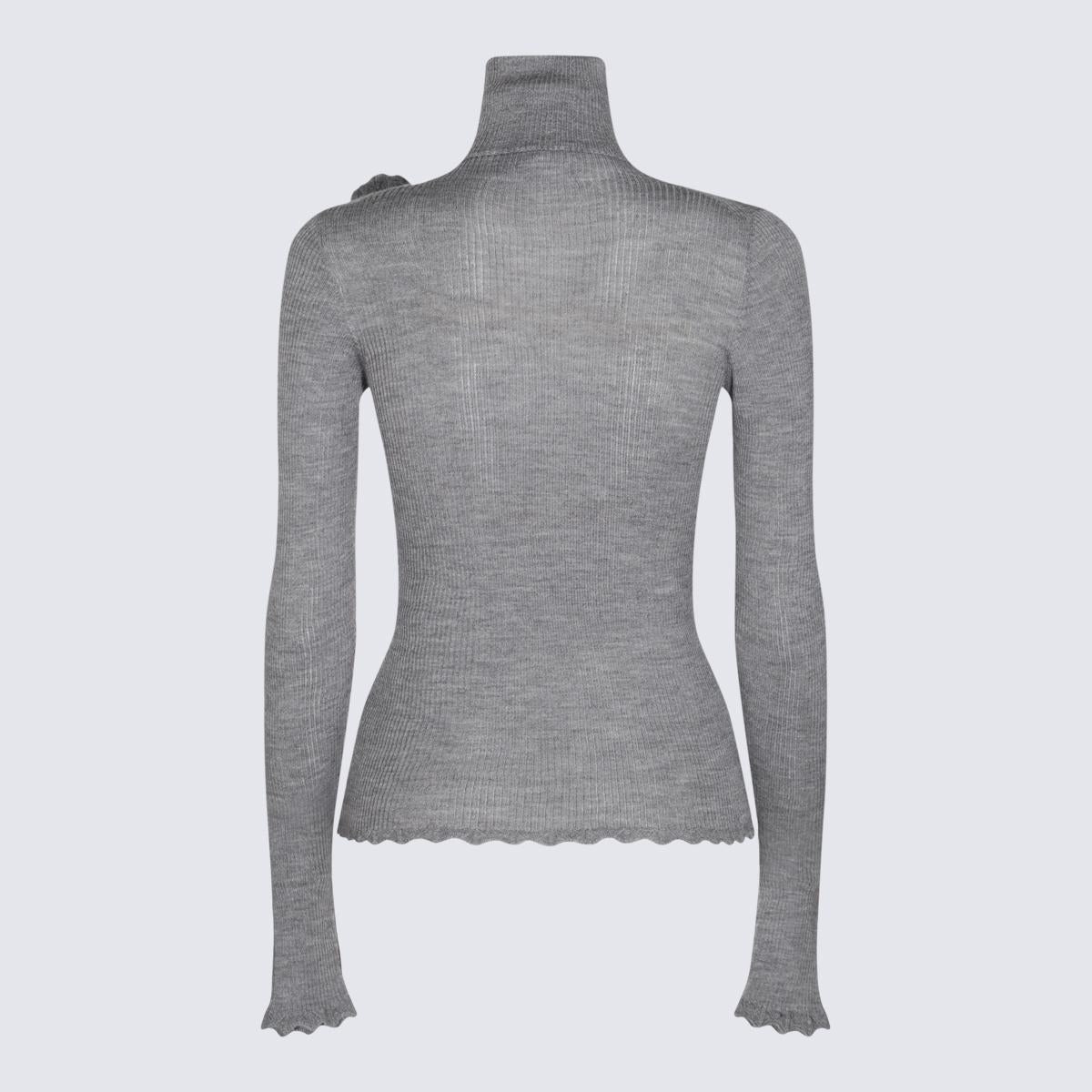 Blumarine BLUMARINE GREY WOOL KNITWEAR - 2