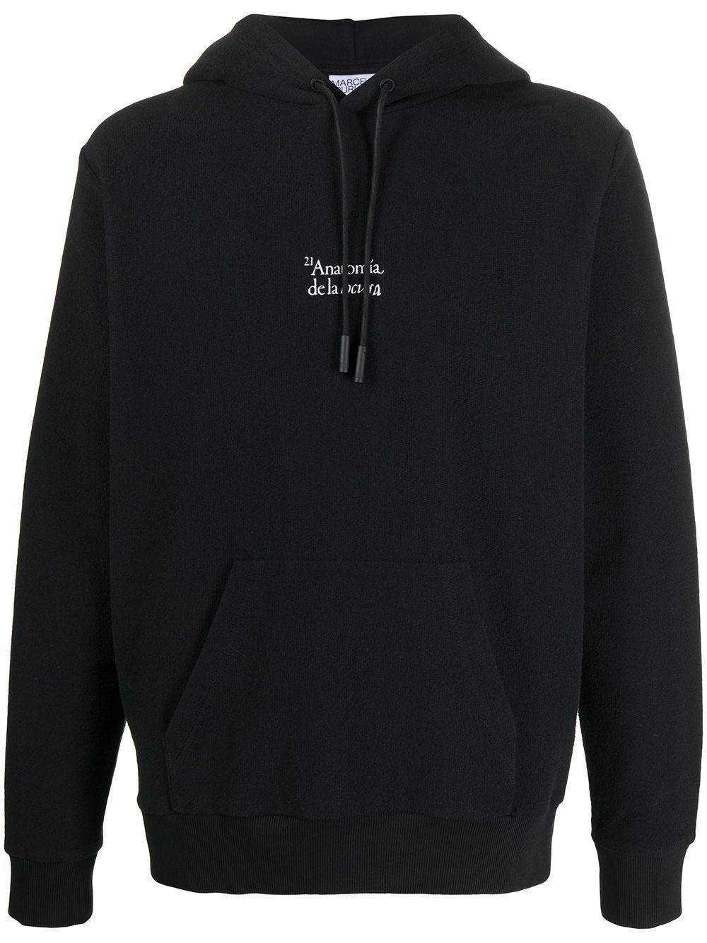 slogan print hoodie - 1