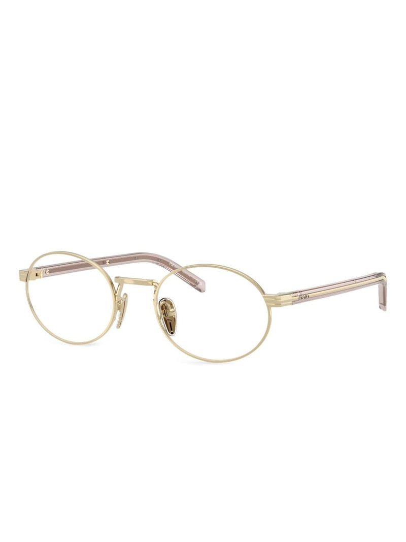 Prada PRB55V oval-frame glasses outlook