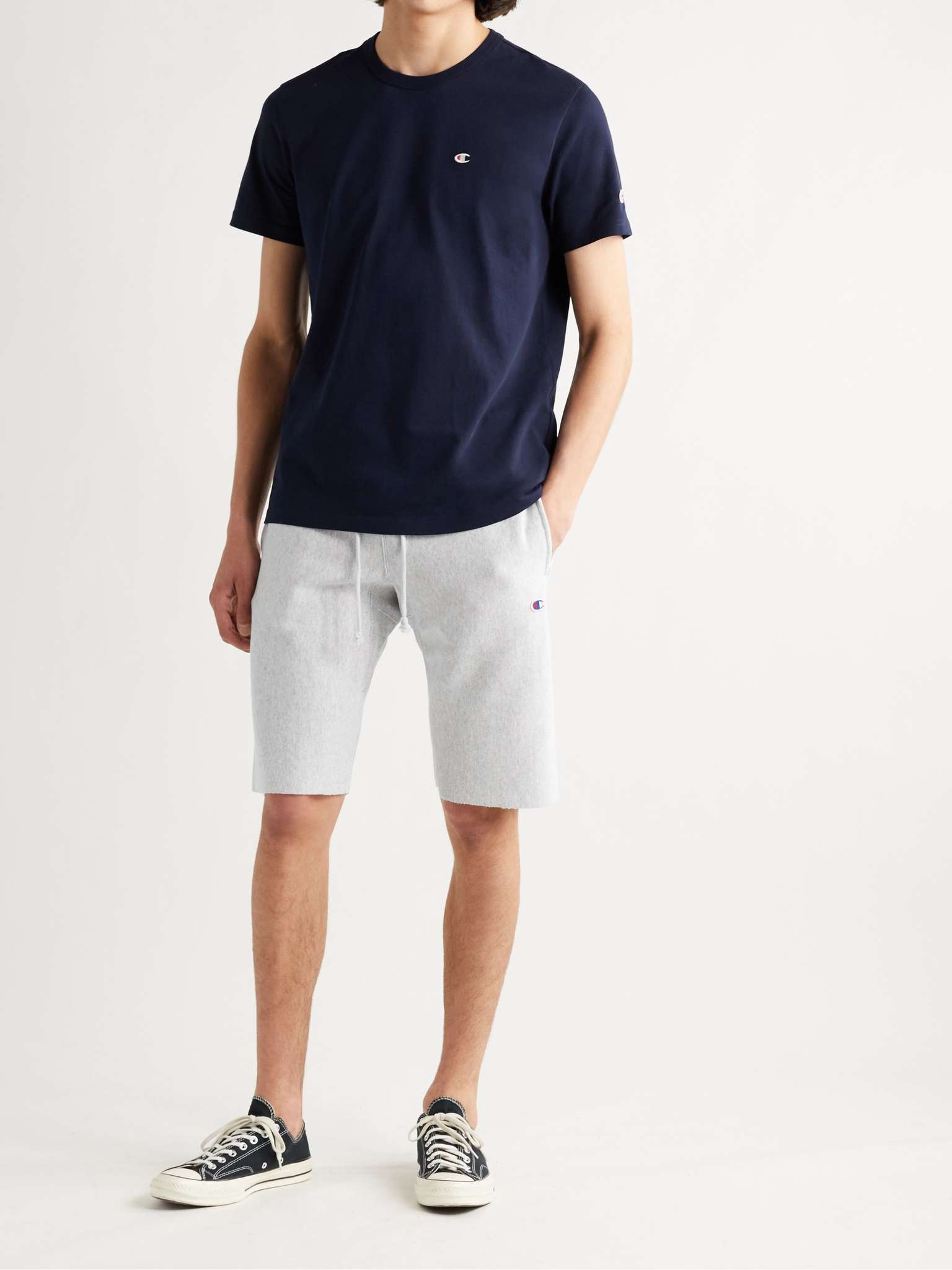 Fleece-Back Cotton-Jersey Shorts - 2