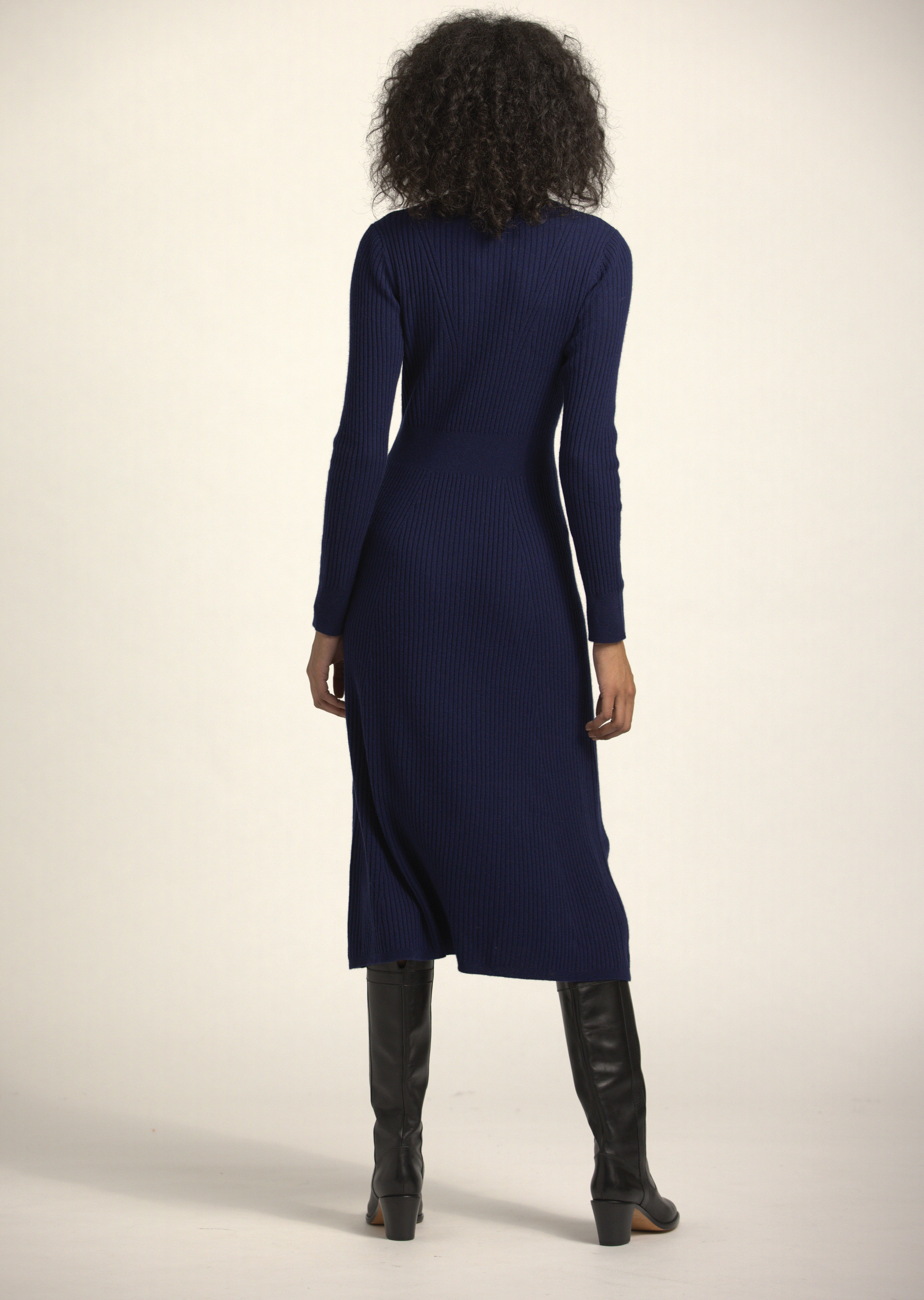 DIANA TURTLENECK DRESS - 4