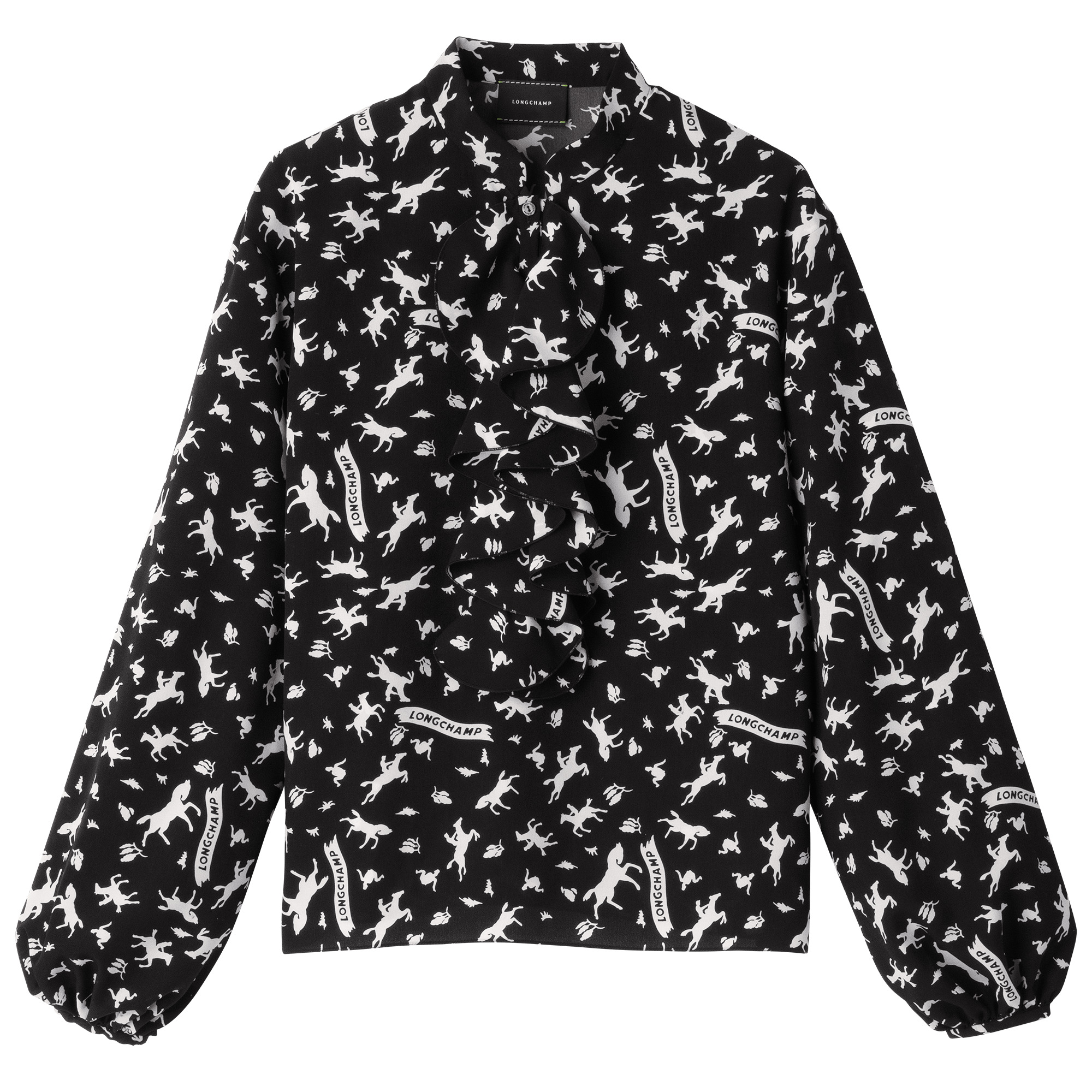 Blouse Black - Crepe - 1