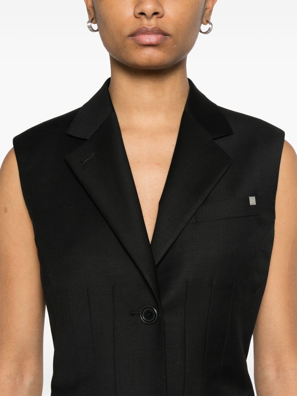 waisted blazer dress - 5