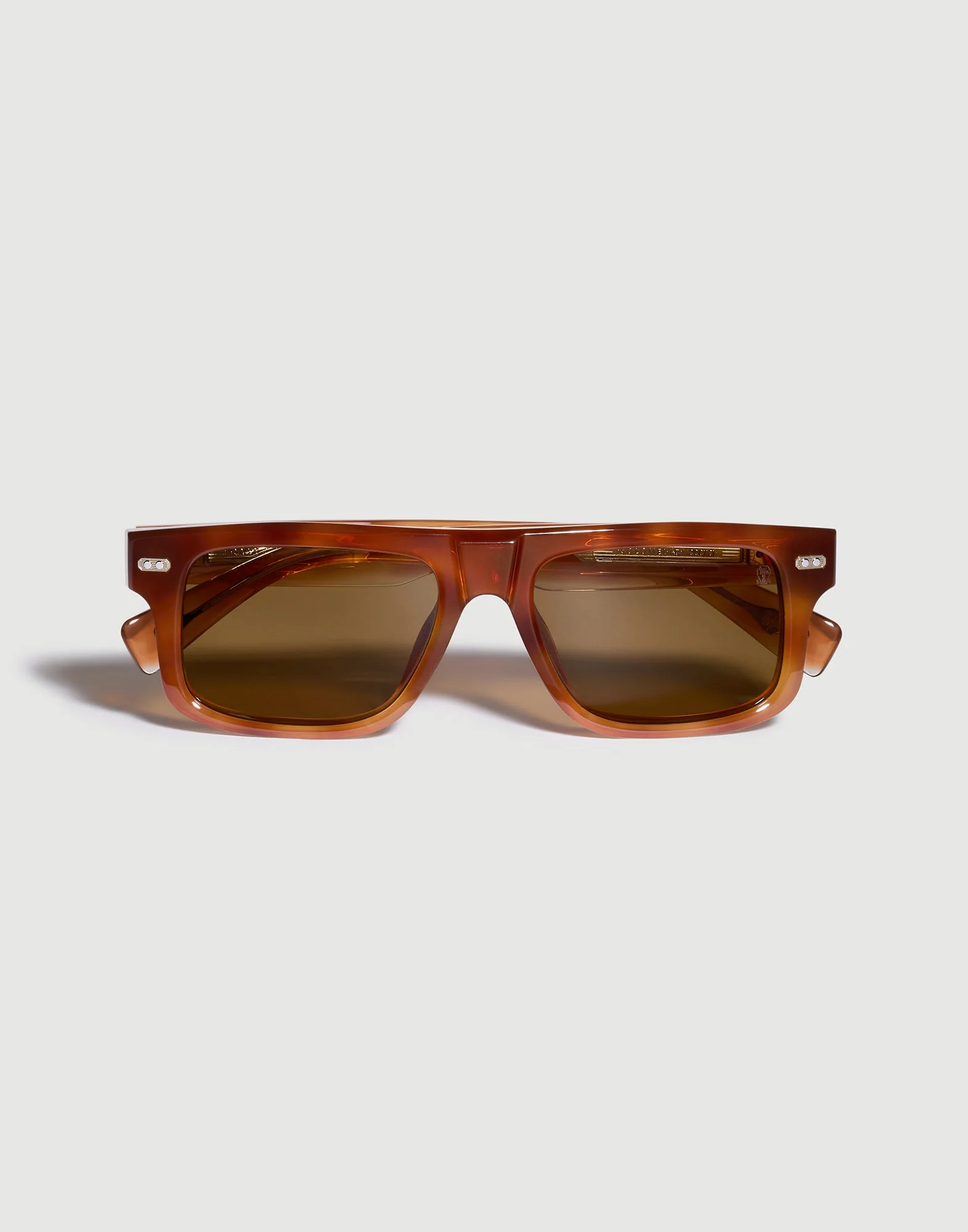 Rectangular acetate sunglasses - 1